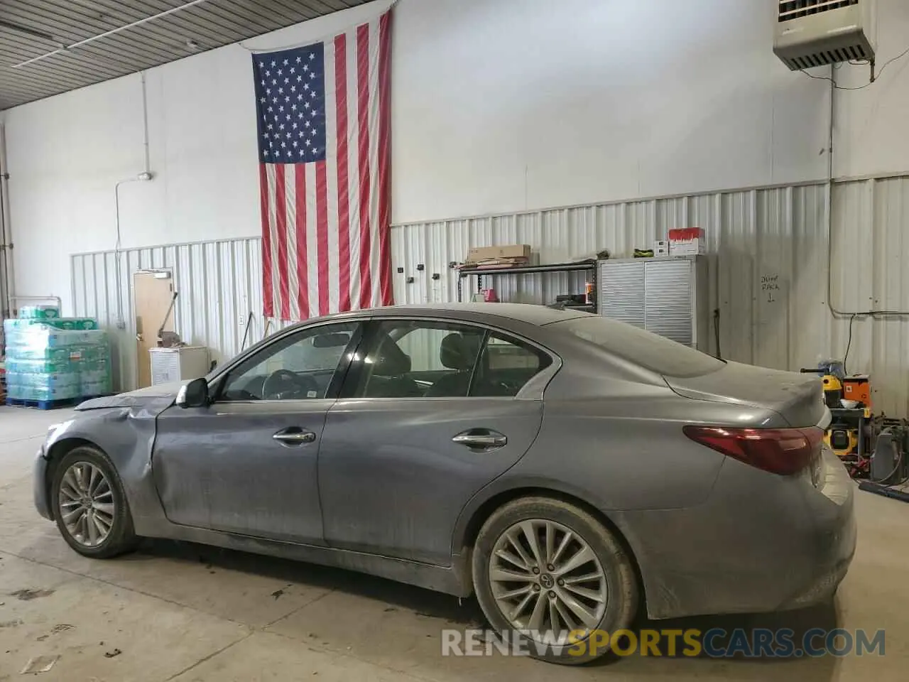 2 Photograph of a damaged car JN1EV7BR2MM753168 INFINITI Q50 2021