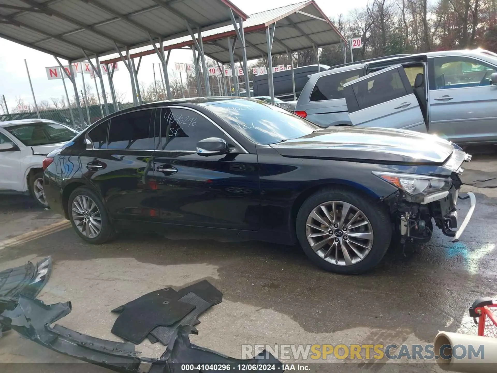 14 Photograph of a damaged car JN1EV7BR2MM756006 INFINITI Q50 2021