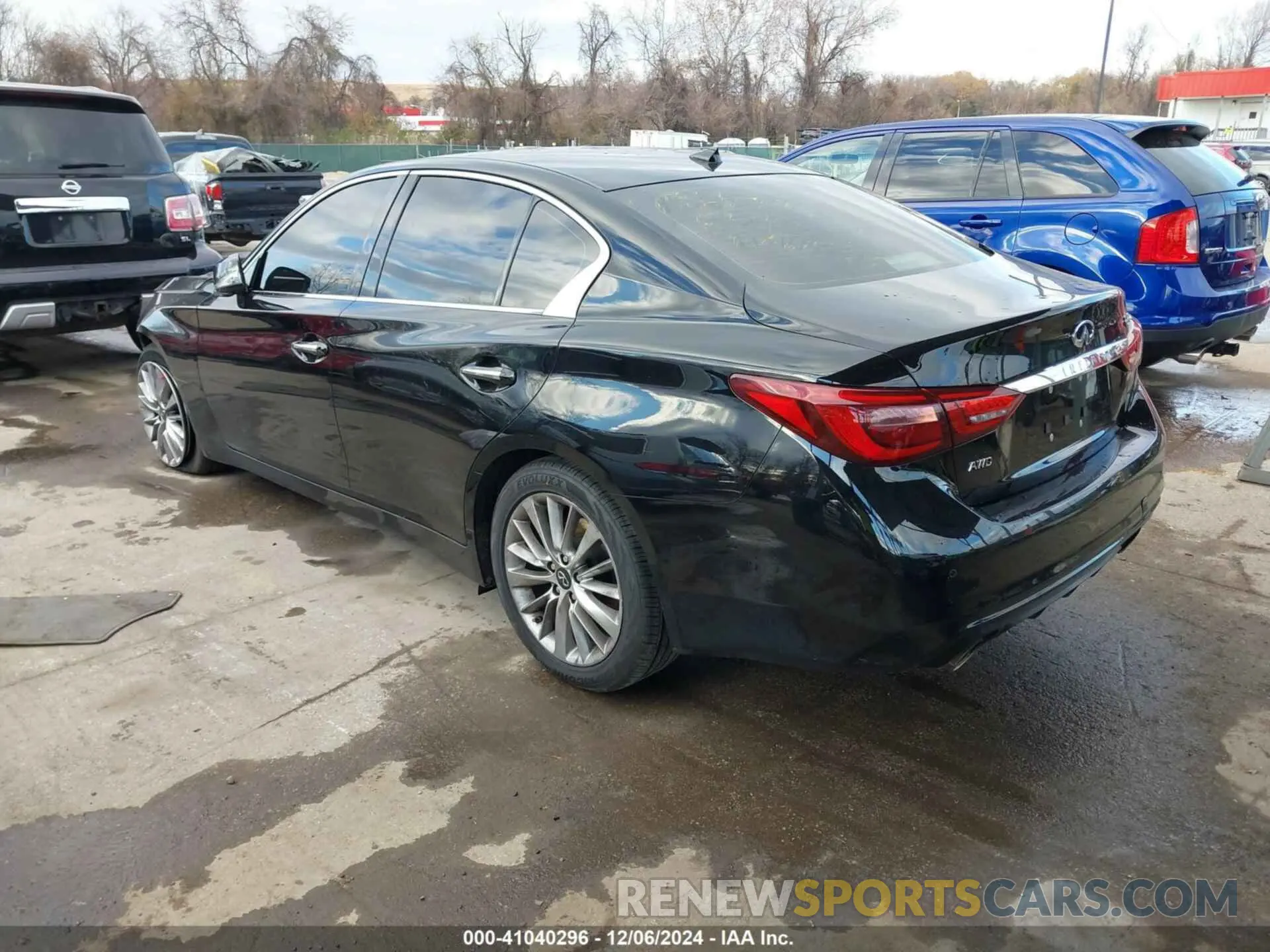 3 Photograph of a damaged car JN1EV7BR2MM756006 INFINITI Q50 2021