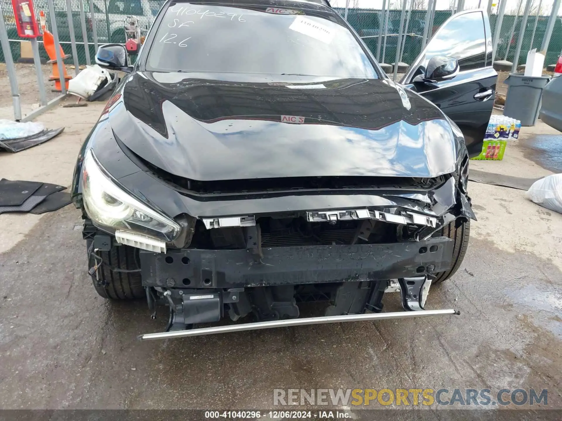 6 Photograph of a damaged car JN1EV7BR2MM756006 INFINITI Q50 2021