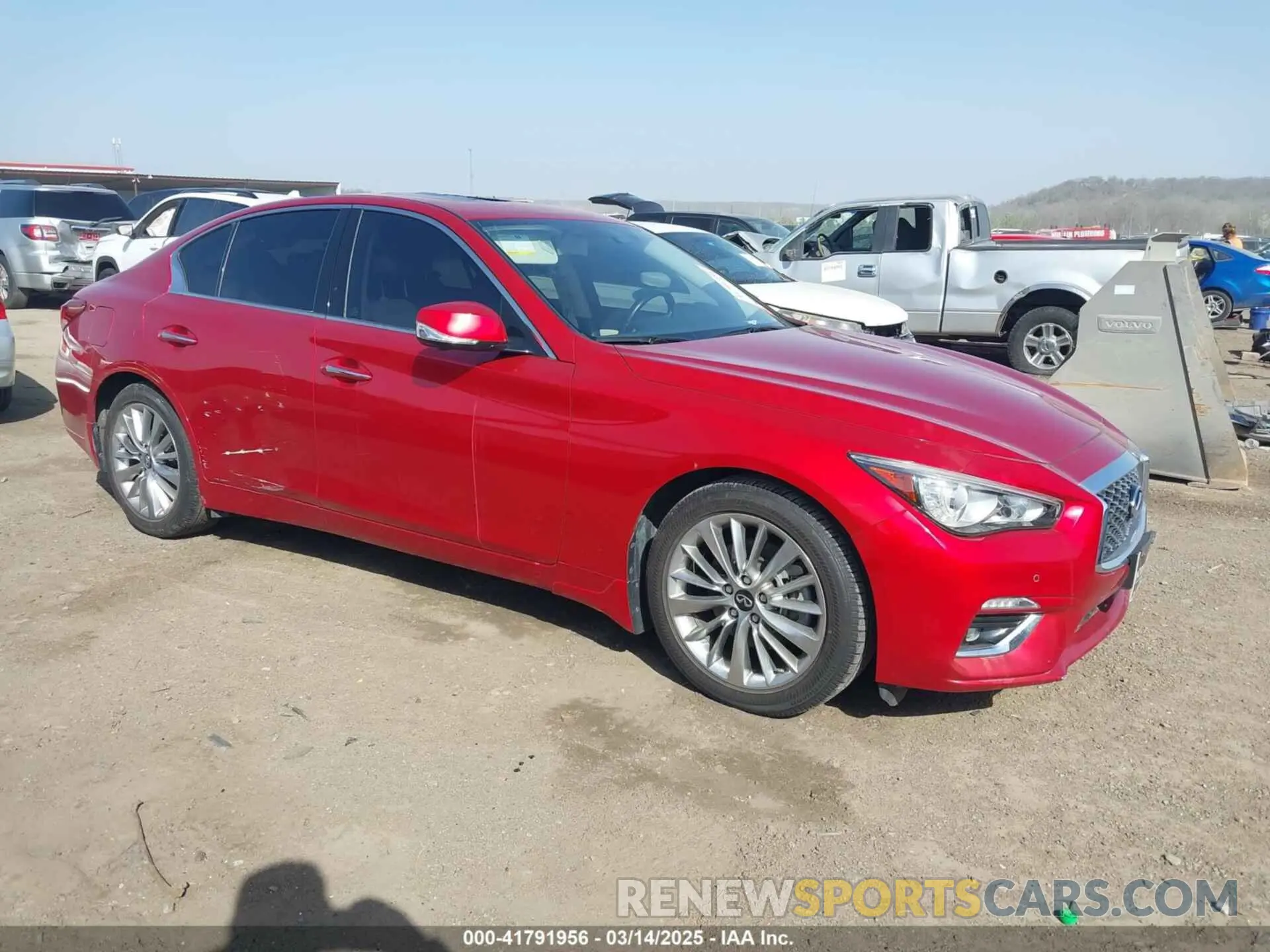 1 Photograph of a damaged car JN1EV7BR3MM750909 INFINITI Q50 2021