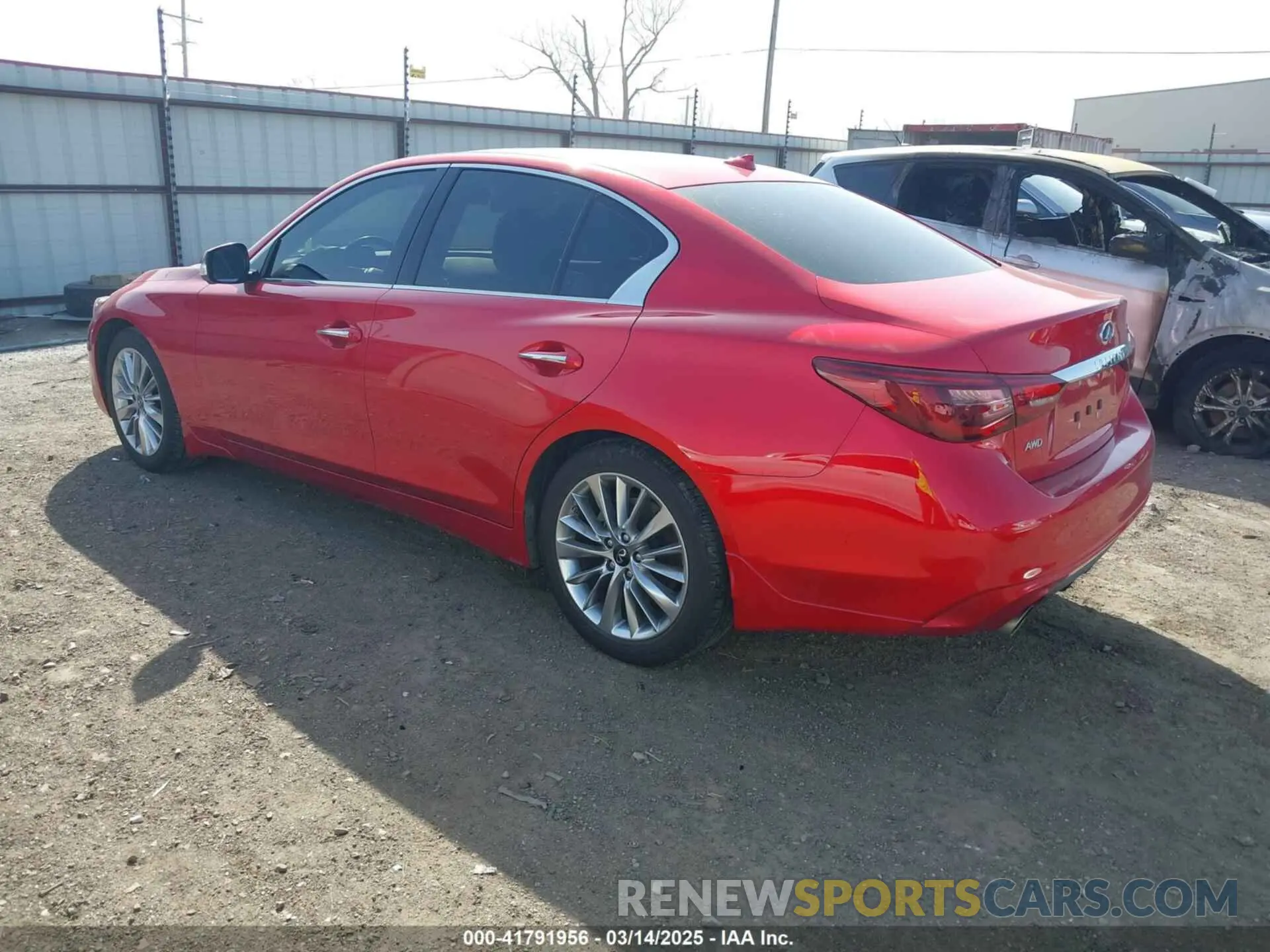 3 Photograph of a damaged car JN1EV7BR3MM750909 INFINITI Q50 2021