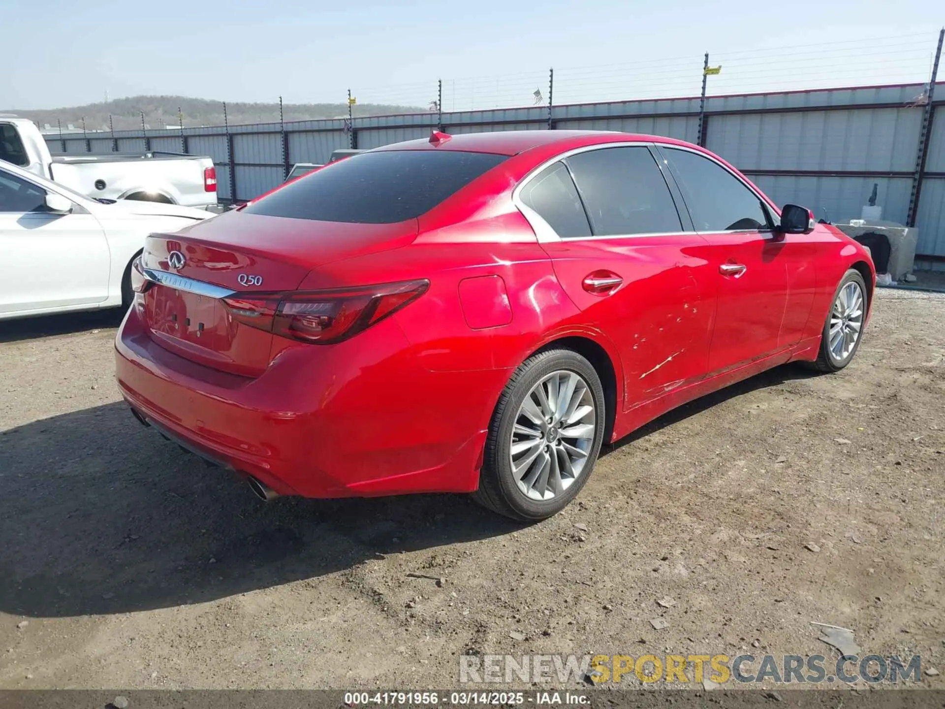 4 Photograph of a damaged car JN1EV7BR3MM750909 INFINITI Q50 2021