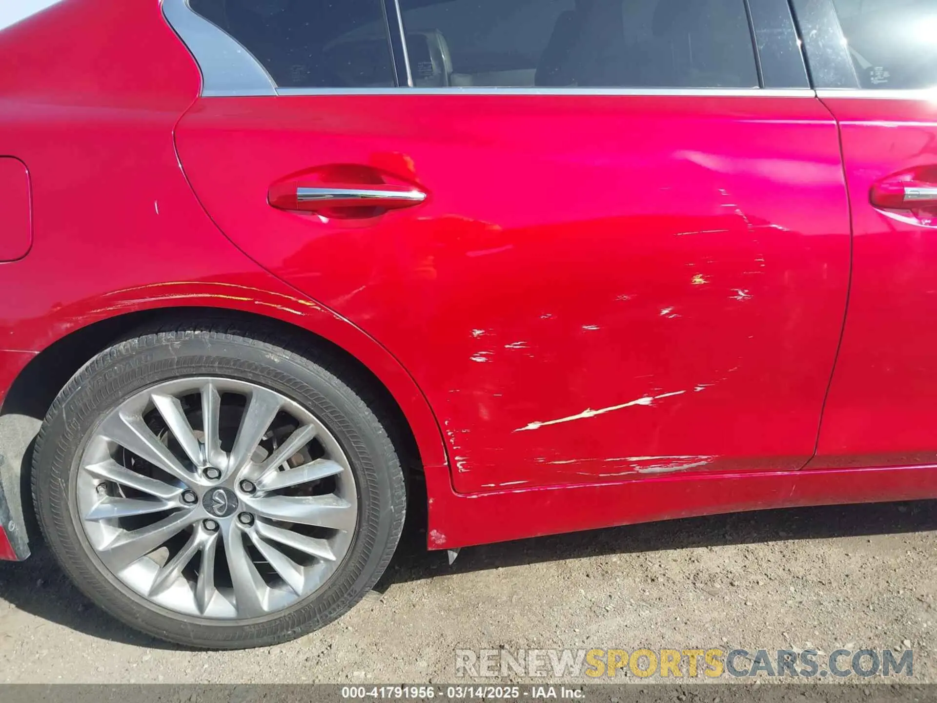 6 Photograph of a damaged car JN1EV7BR3MM750909 INFINITI Q50 2021