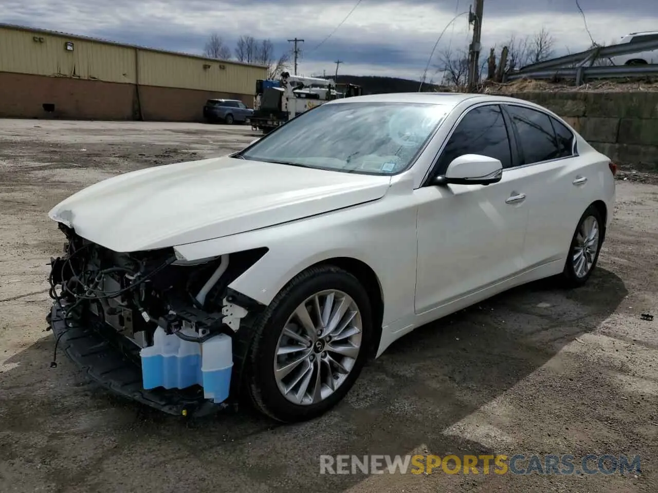 1 Photograph of a damaged car JN1EV7BR3MM753826 INFINITI Q50 2021