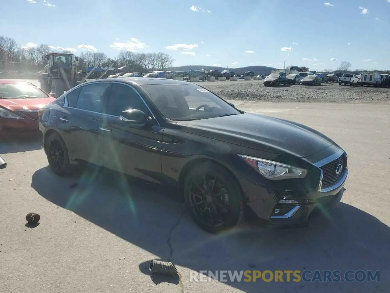 4 Photograph of a damaged car JN1EV7BR4MM752541 INFINITI Q50 2021