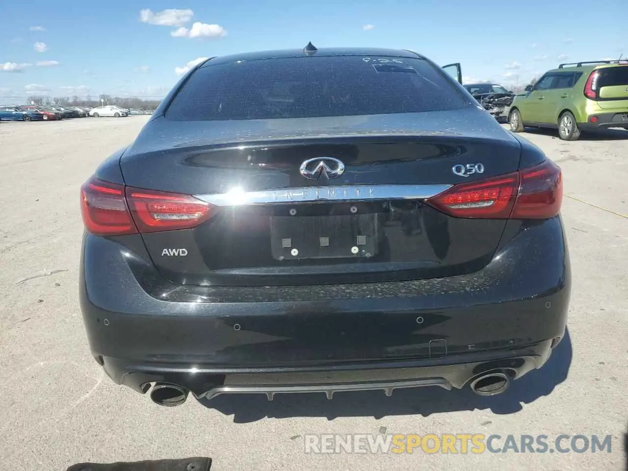6 Photograph of a damaged car JN1EV7BR4MM752541 INFINITI Q50 2021