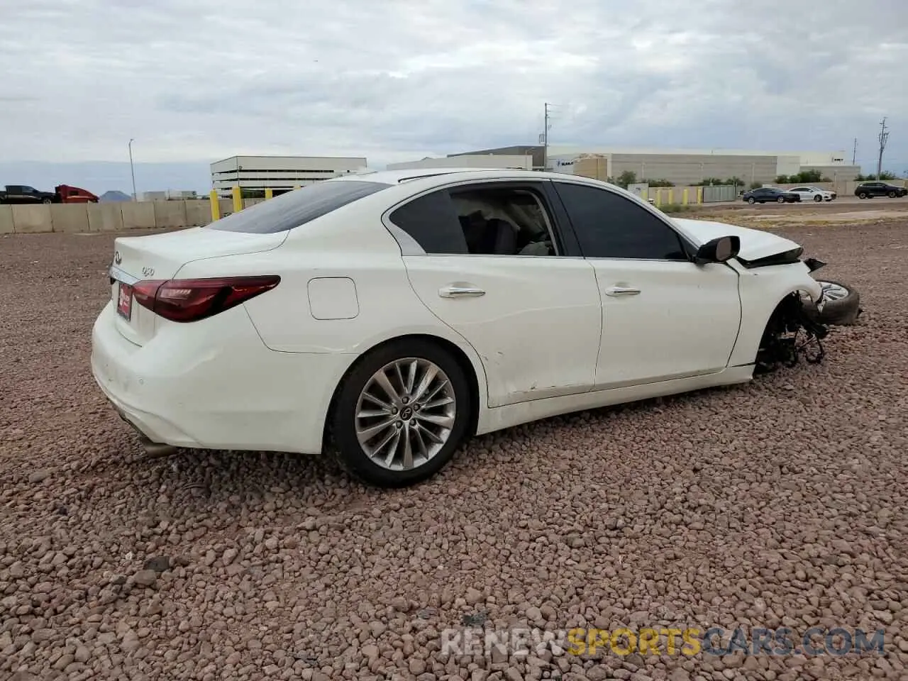 3 Photograph of a damaged car JN1EV7BR4MM752782 INFINITI Q50 2021