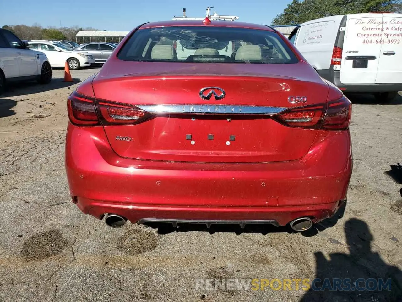 6 Photograph of a damaged car JN1EV7BR5MM750068 INFINITI Q50 2021