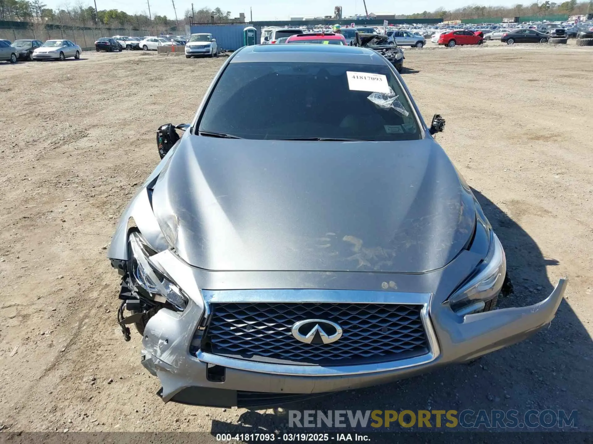 12 Photograph of a damaged car JN1EV7BR5MM751785 INFINITI Q50 2021