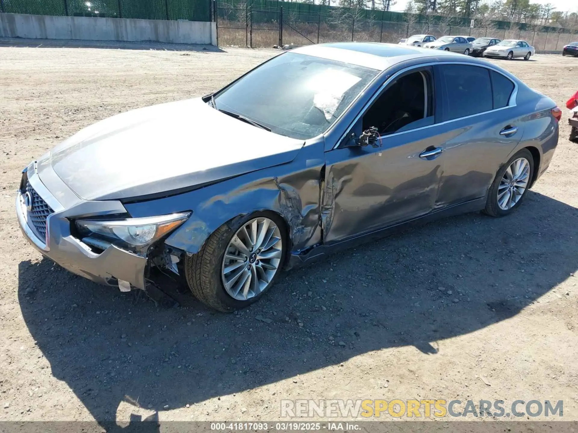2 Photograph of a damaged car JN1EV7BR5MM751785 INFINITI Q50 2021