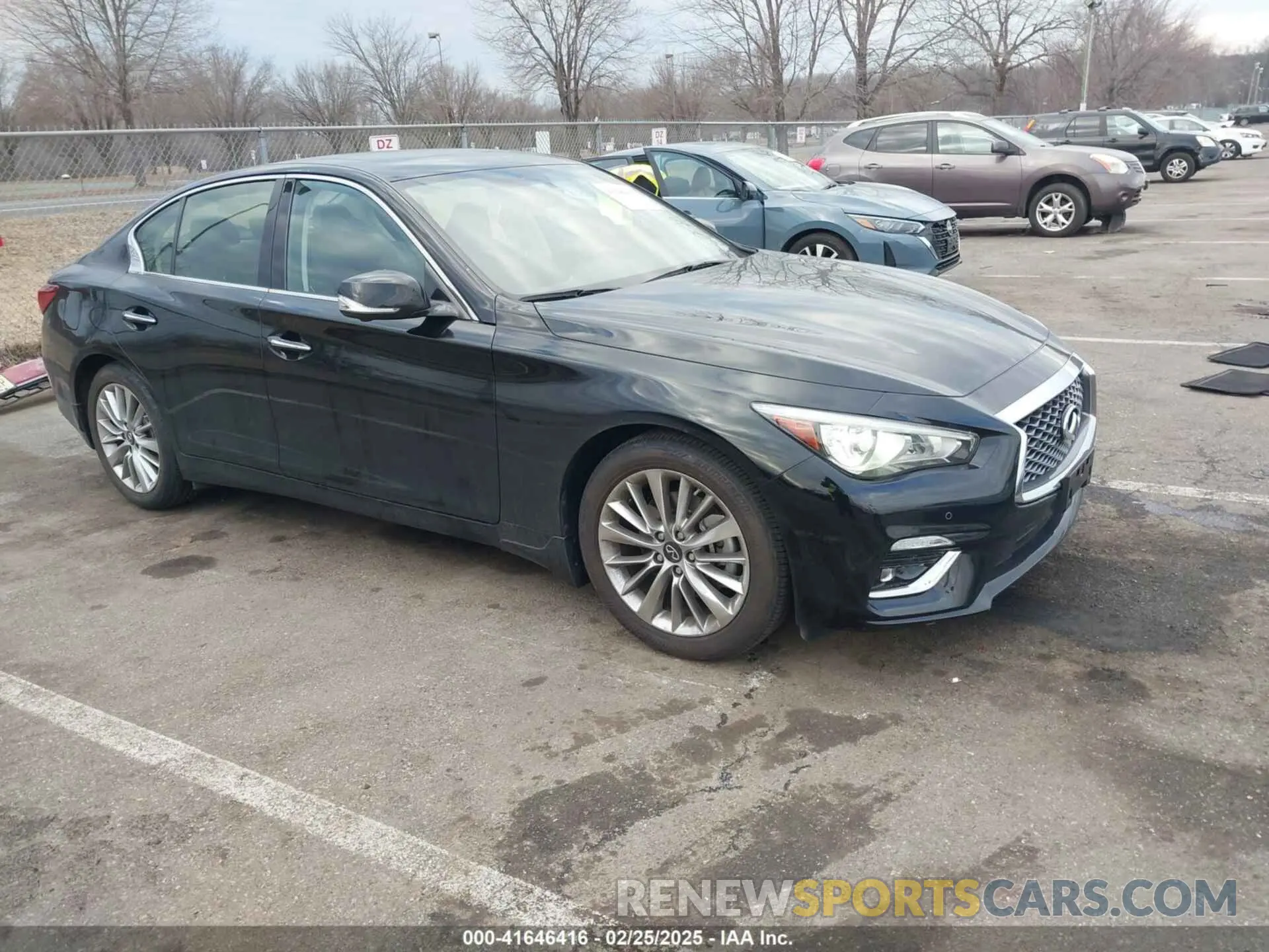 1 Photograph of a damaged car JN1EV7BR6MM751004 INFINITI Q50 2021
