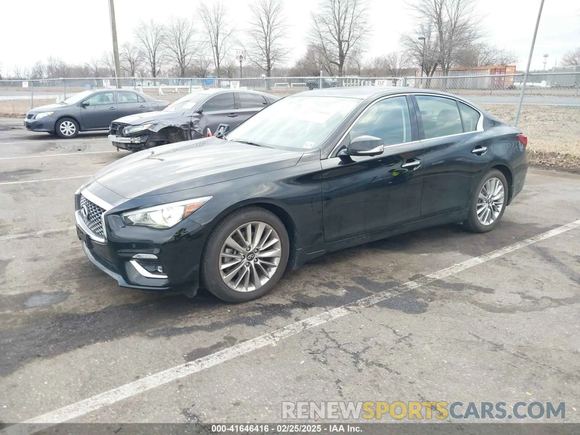 2 Photograph of a damaged car JN1EV7BR6MM751004 INFINITI Q50 2021