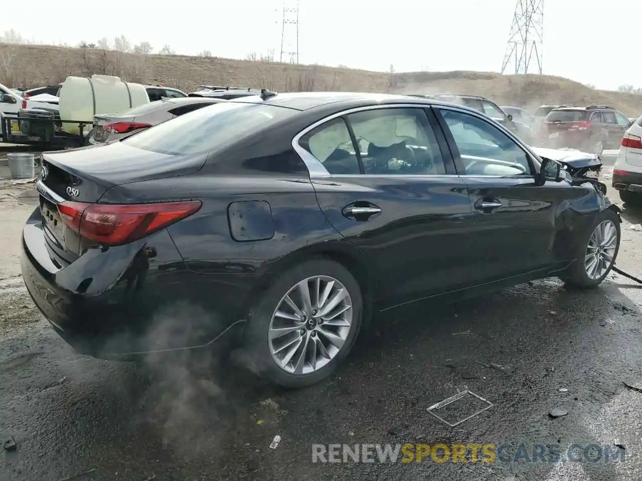 3 Photograph of a damaged car JN1EV7BR6MM751133 INFINITI Q50 2021