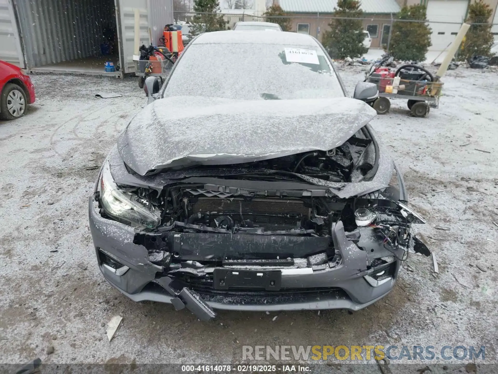 12 Photograph of a damaged car JN1EV7BR6MM751536 INFINITI Q50 2021