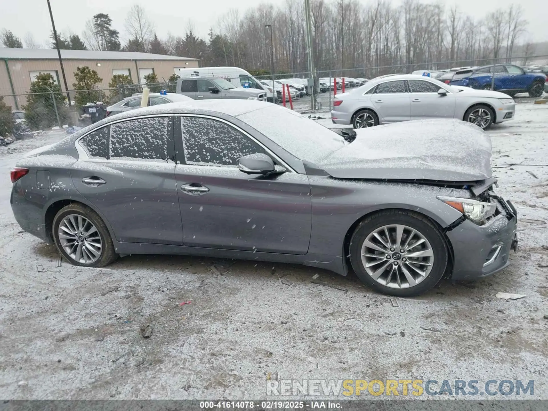 13 Photograph of a damaged car JN1EV7BR6MM751536 INFINITI Q50 2021