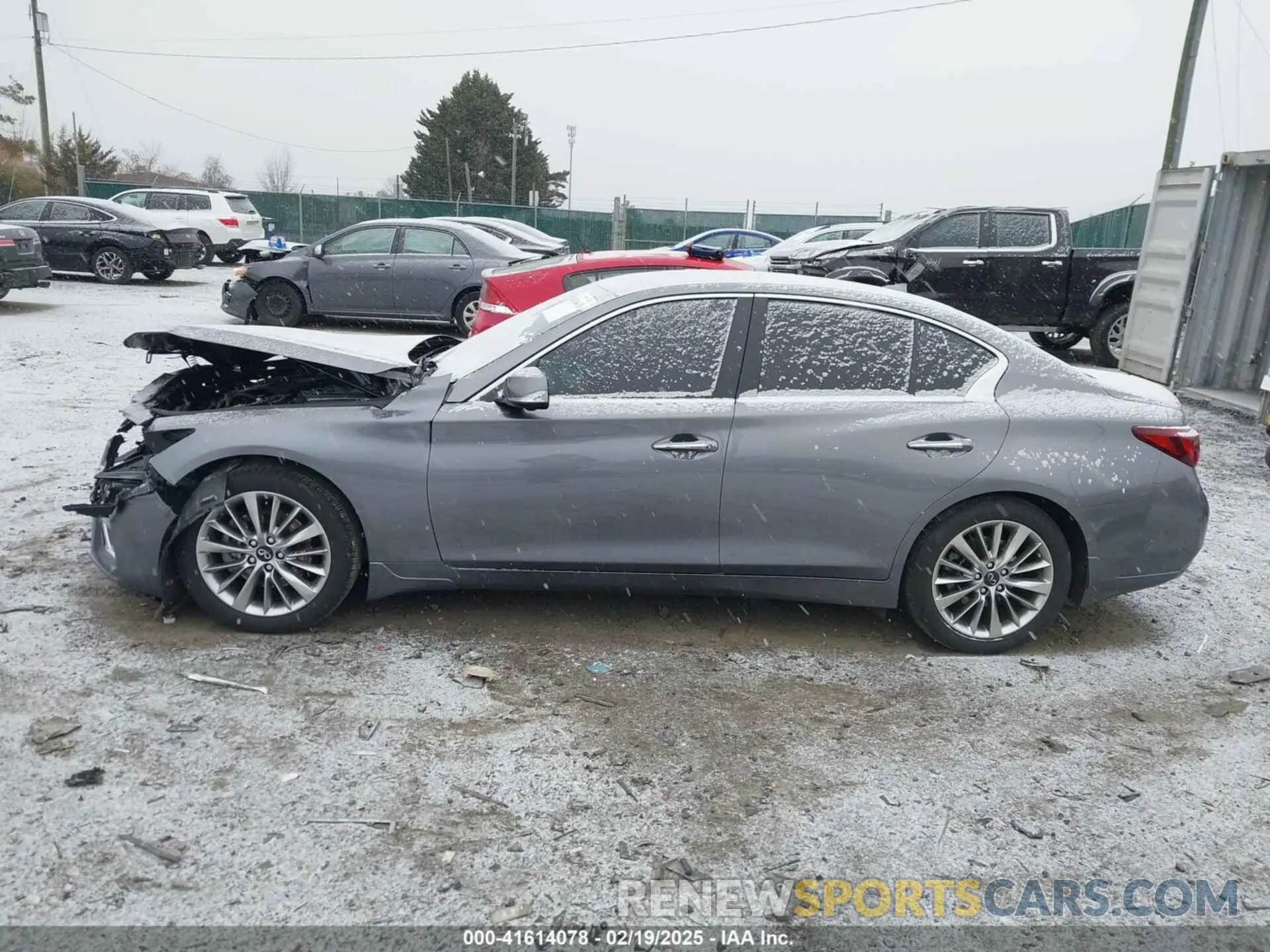 14 Photograph of a damaged car JN1EV7BR6MM751536 INFINITI Q50 2021