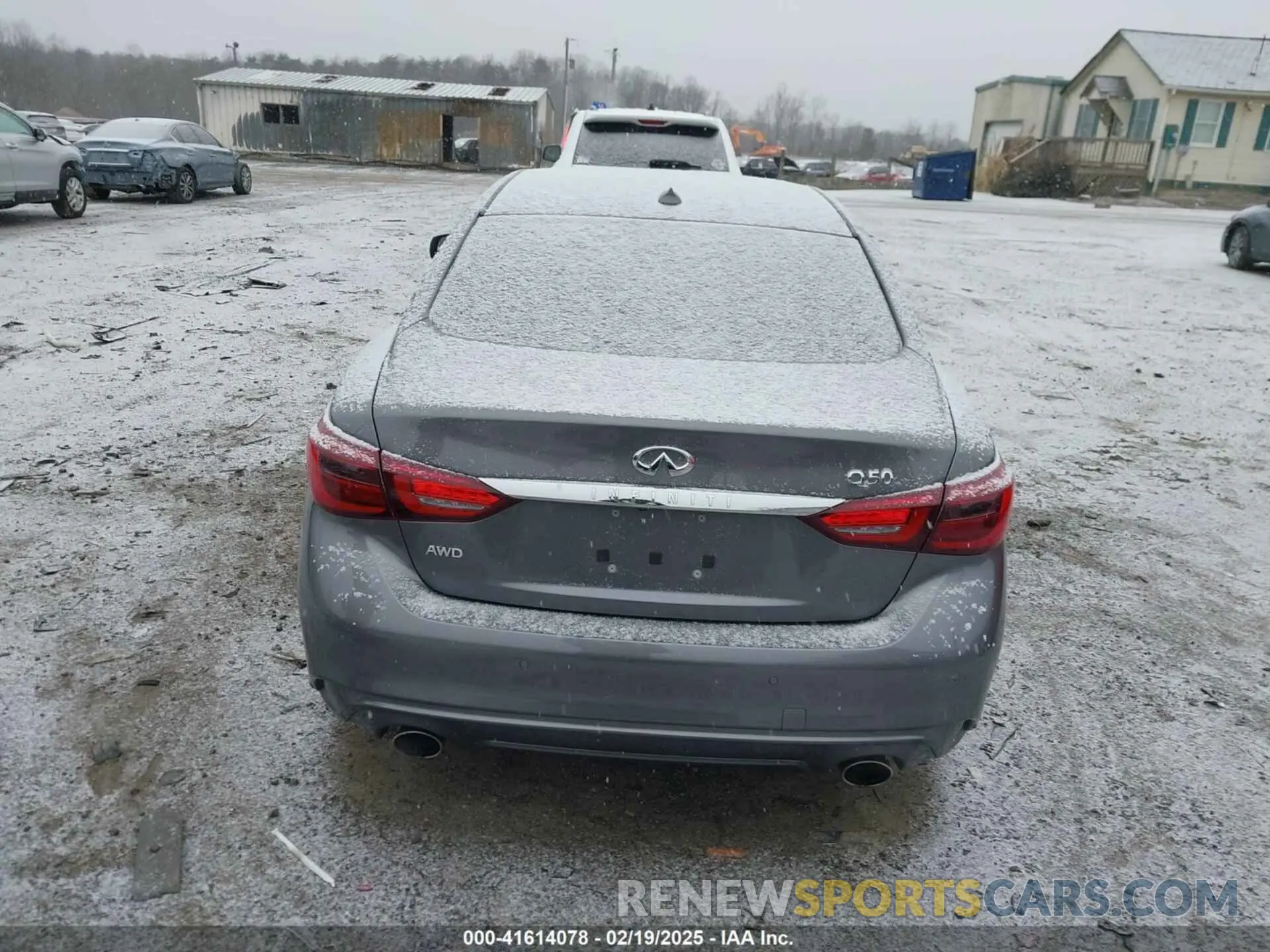 16 Photograph of a damaged car JN1EV7BR6MM751536 INFINITI Q50 2021