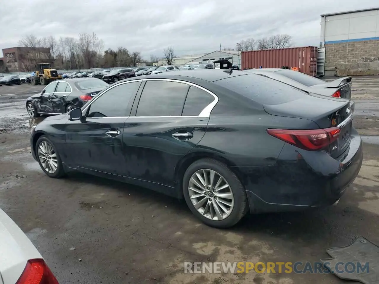 2 Photograph of a damaged car JN1EV7BR6MM752637 INFINITI Q50 2021