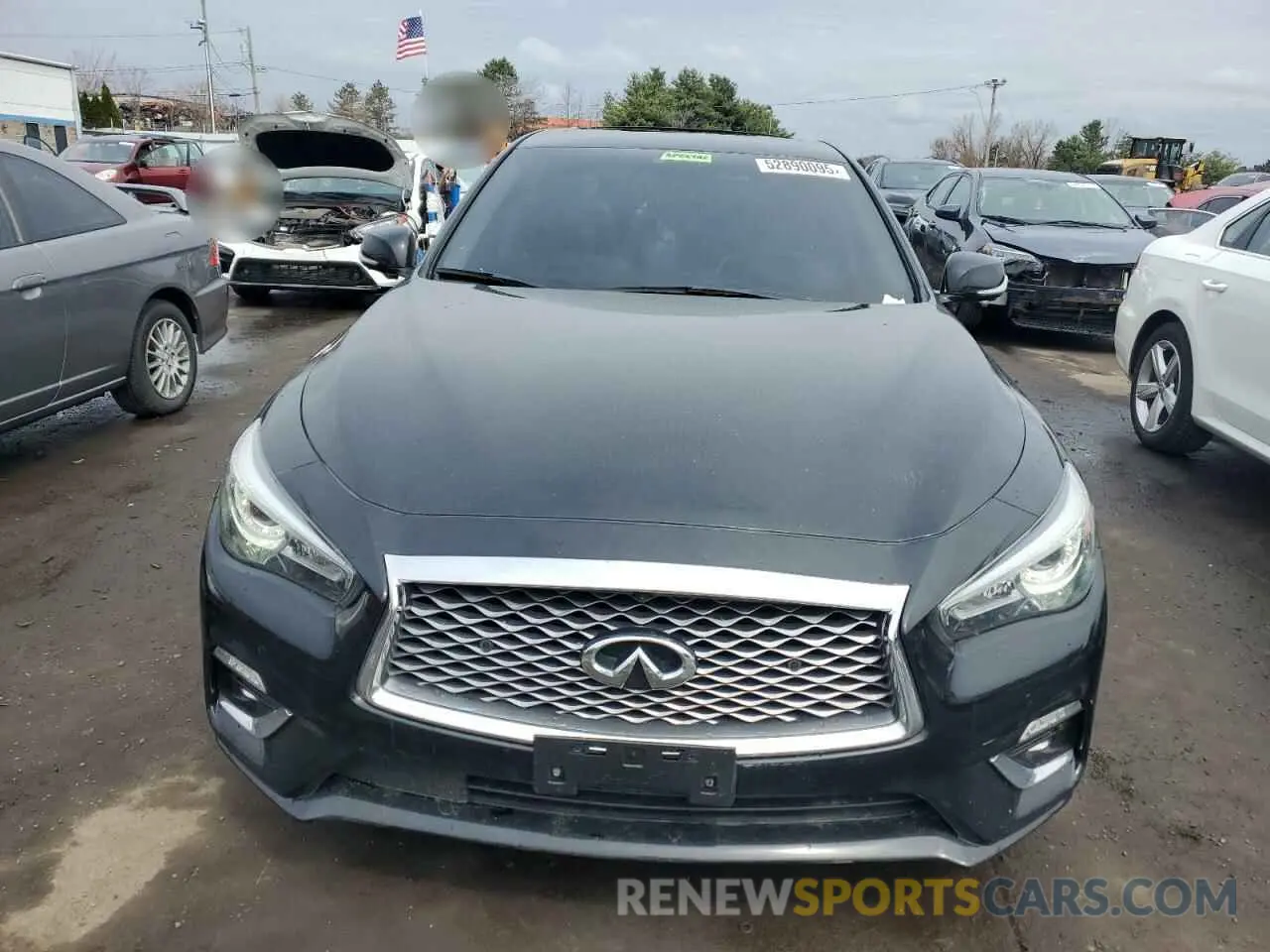 5 Photograph of a damaged car JN1EV7BR6MM752637 INFINITI Q50 2021