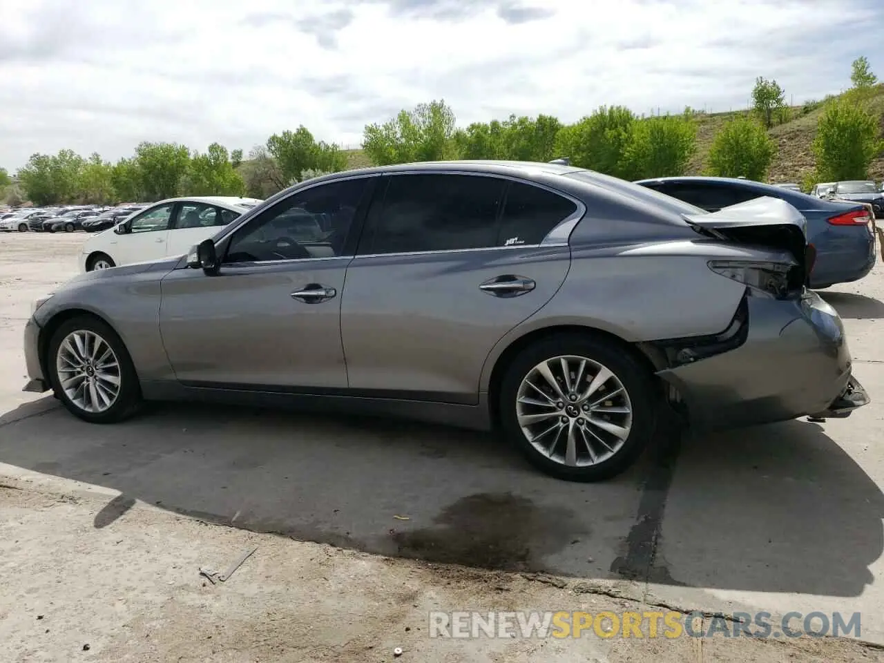 2 Photograph of a damaged car JN1EV7BR7MM752758 INFINITI Q50 2021