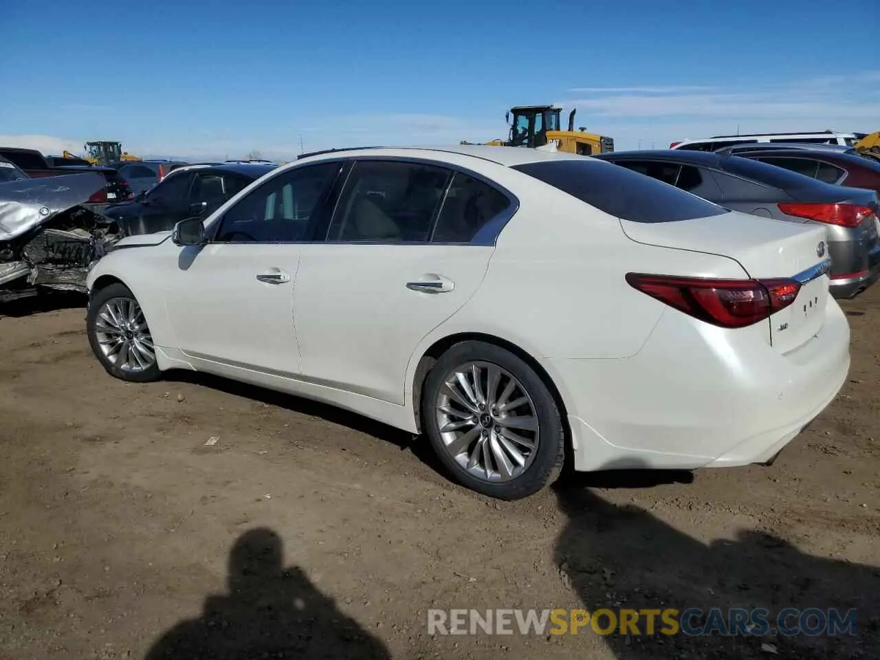 2 Photograph of a damaged car JN1EV7BR7MM754686 INFINITI Q50 2021