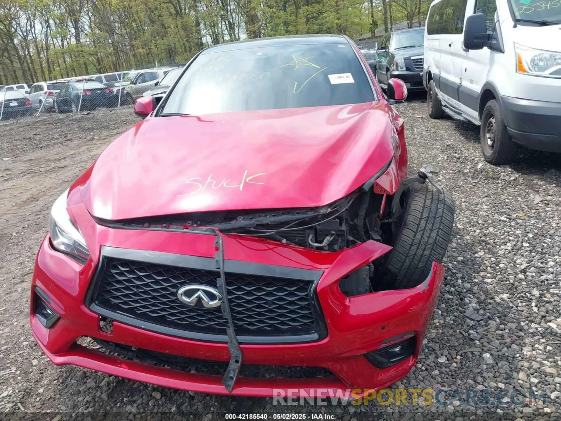 11 Photograph of a damaged car JN1EV7BR8MM750534 INFINITI Q50 2021