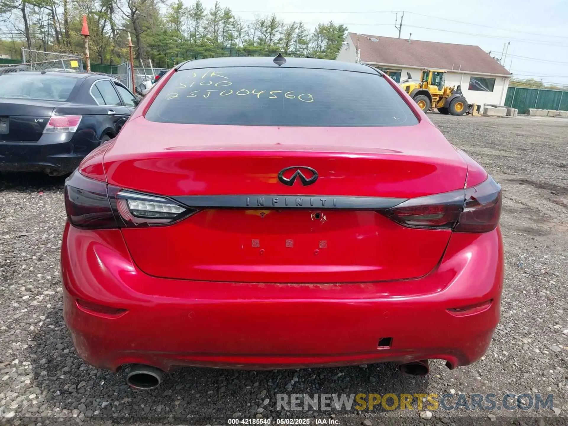 15 Photograph of a damaged car JN1EV7BR8MM750534 INFINITI Q50 2021