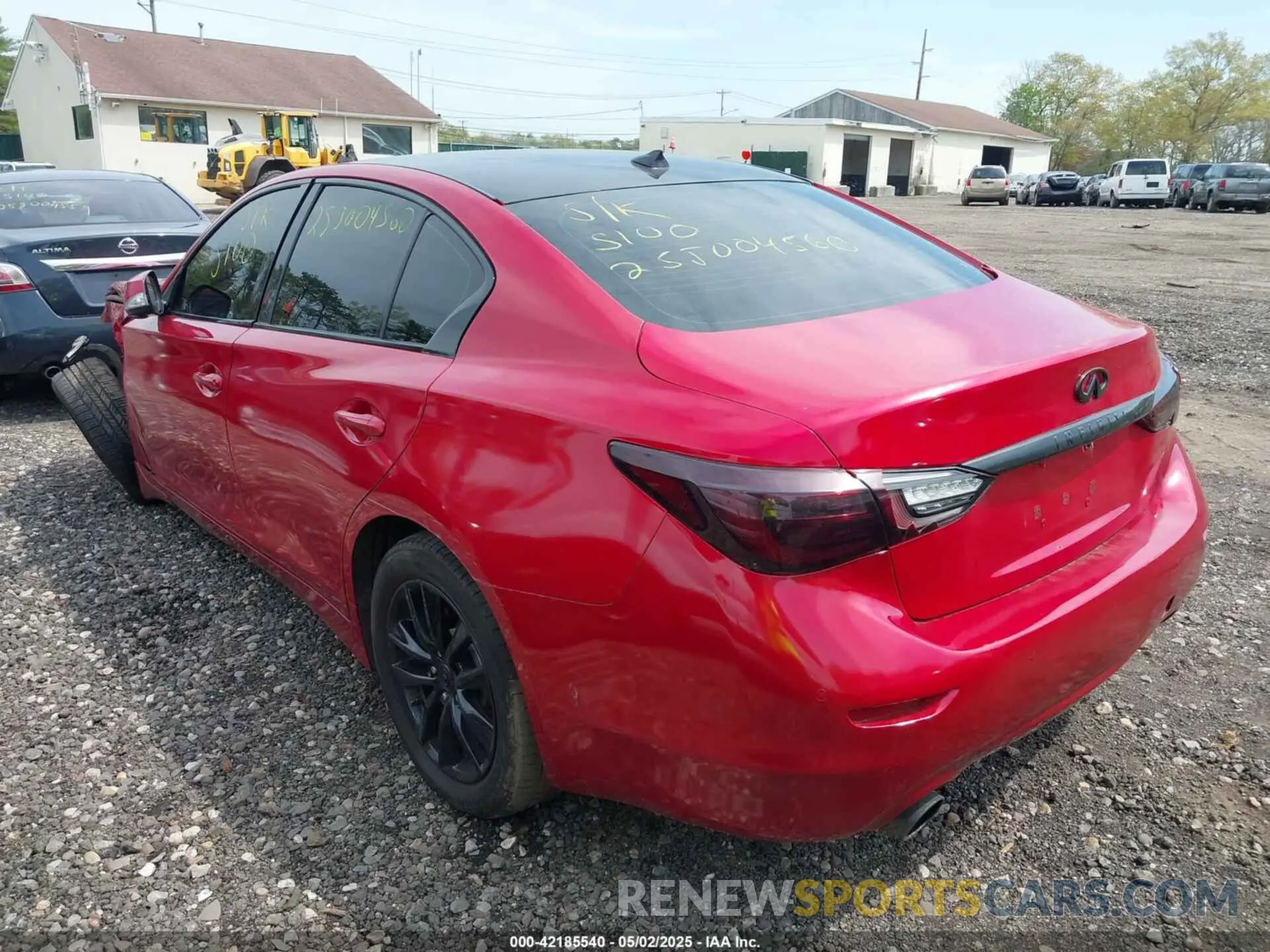 3 Photograph of a damaged car JN1EV7BR8MM750534 INFINITI Q50 2021