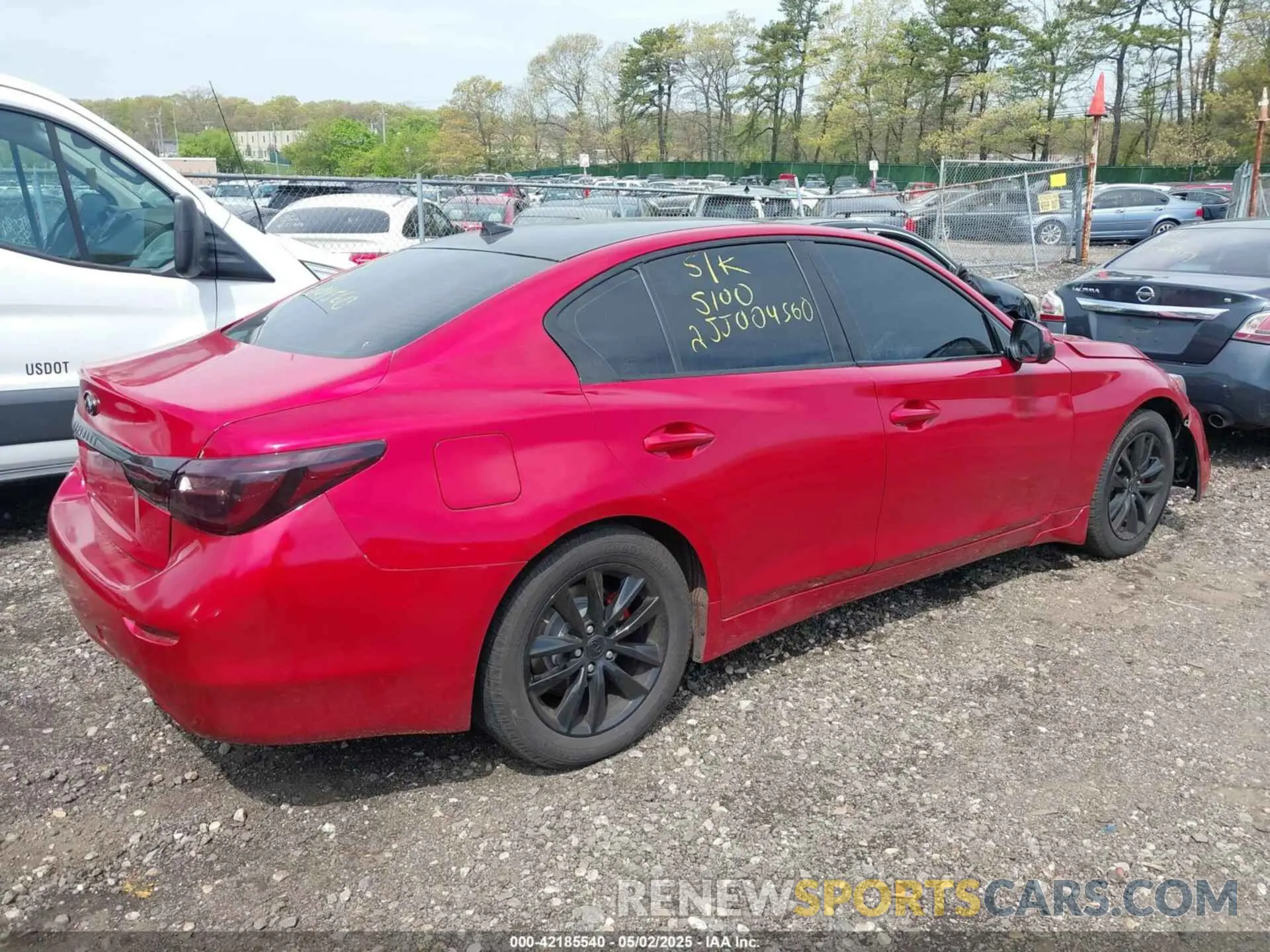 4 Photograph of a damaged car JN1EV7BR8MM750534 INFINITI Q50 2021