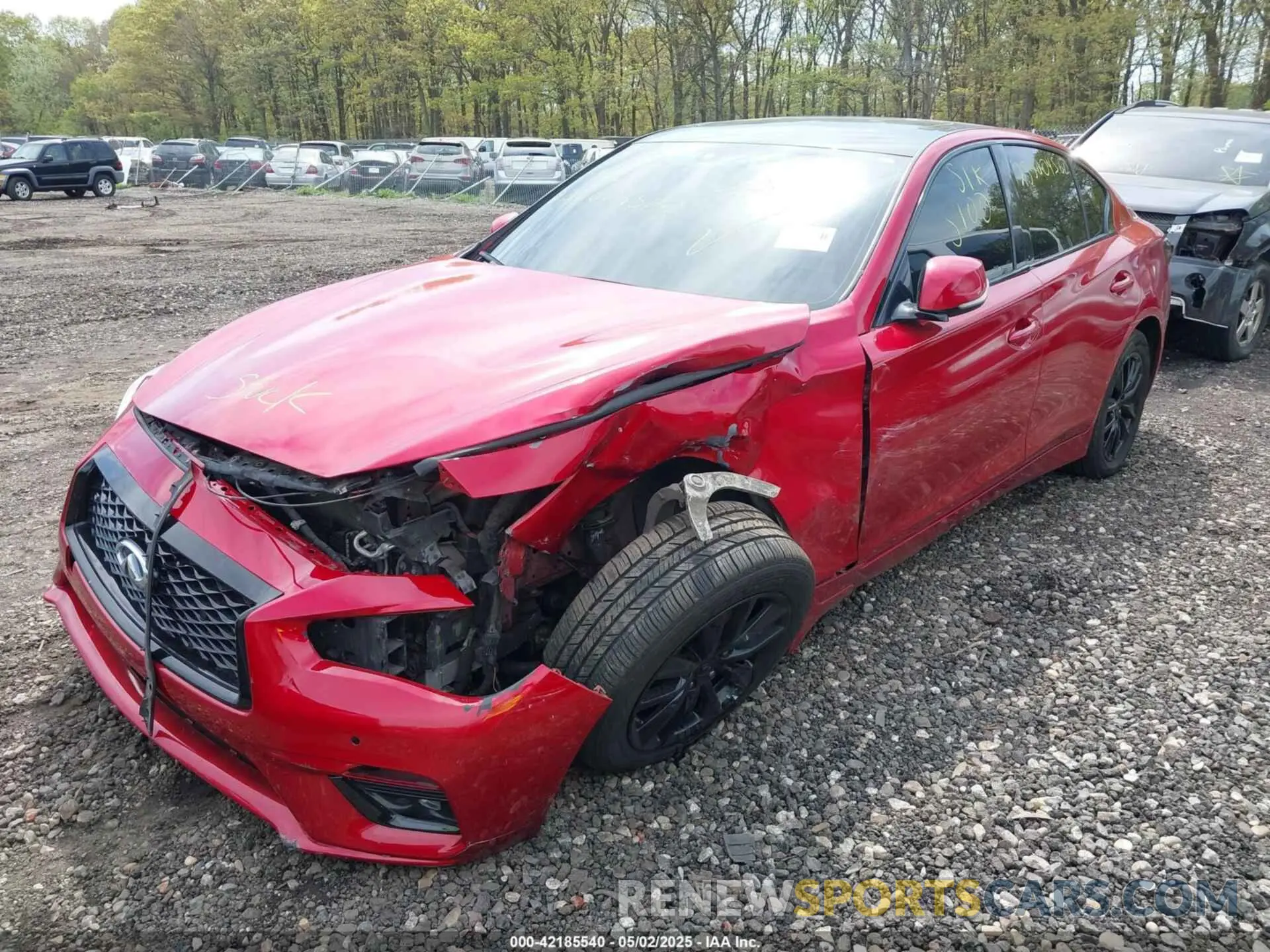 6 Photograph of a damaged car JN1EV7BR8MM750534 INFINITI Q50 2021