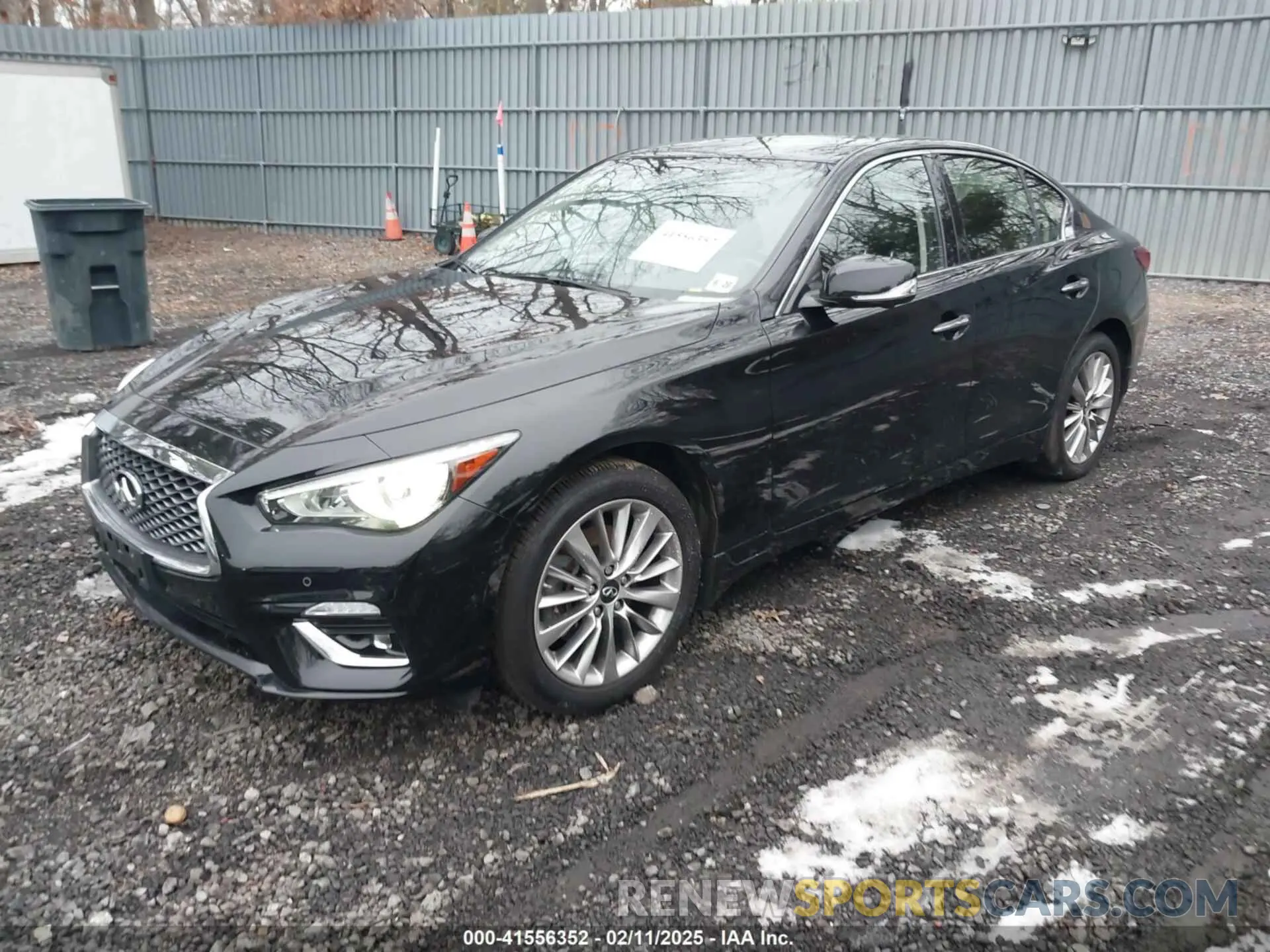 2 Photograph of a damaged car JN1EV7BR8MM755409 INFINITI Q50 2021