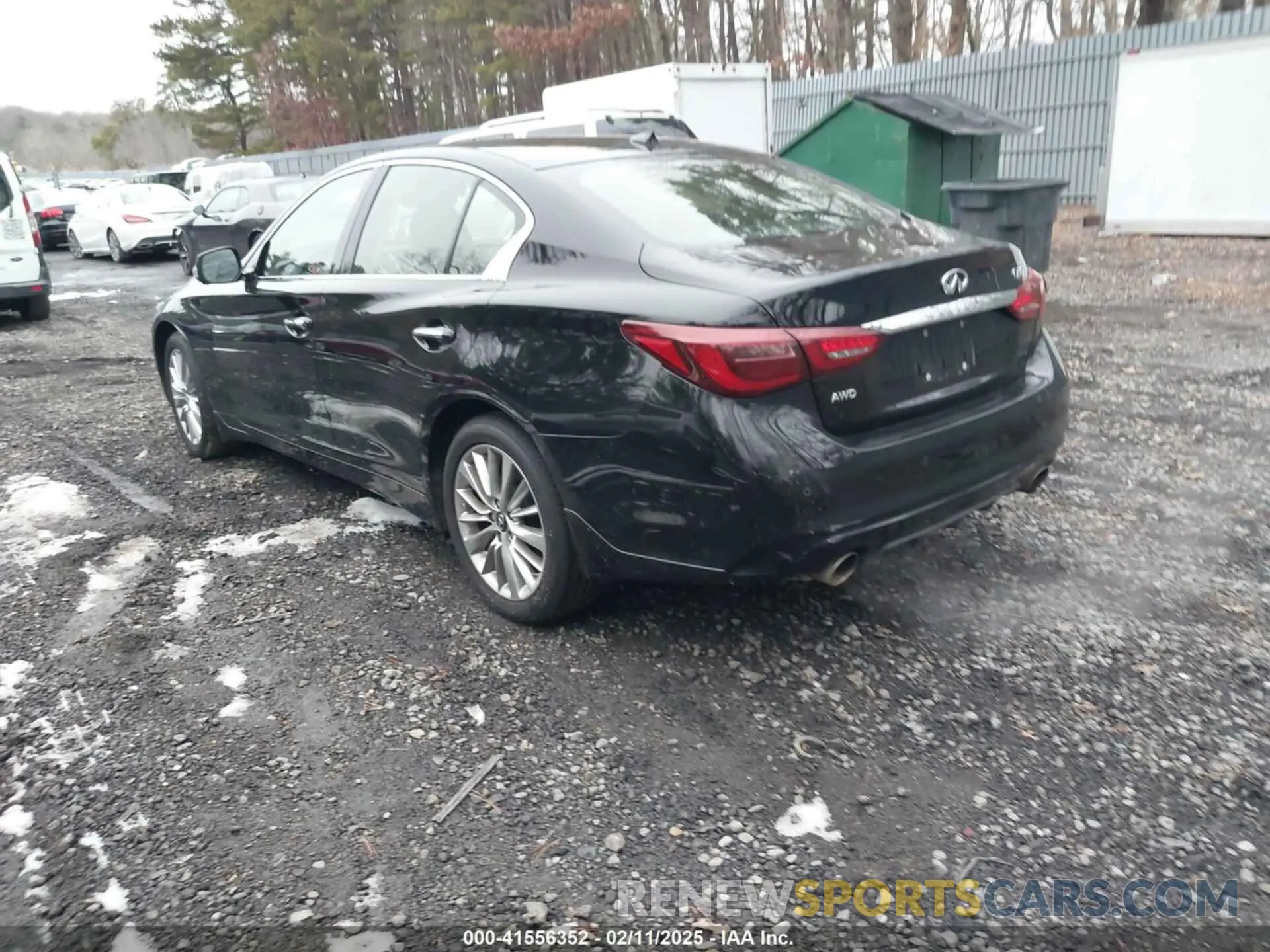 3 Photograph of a damaged car JN1EV7BR8MM755409 INFINITI Q50 2021