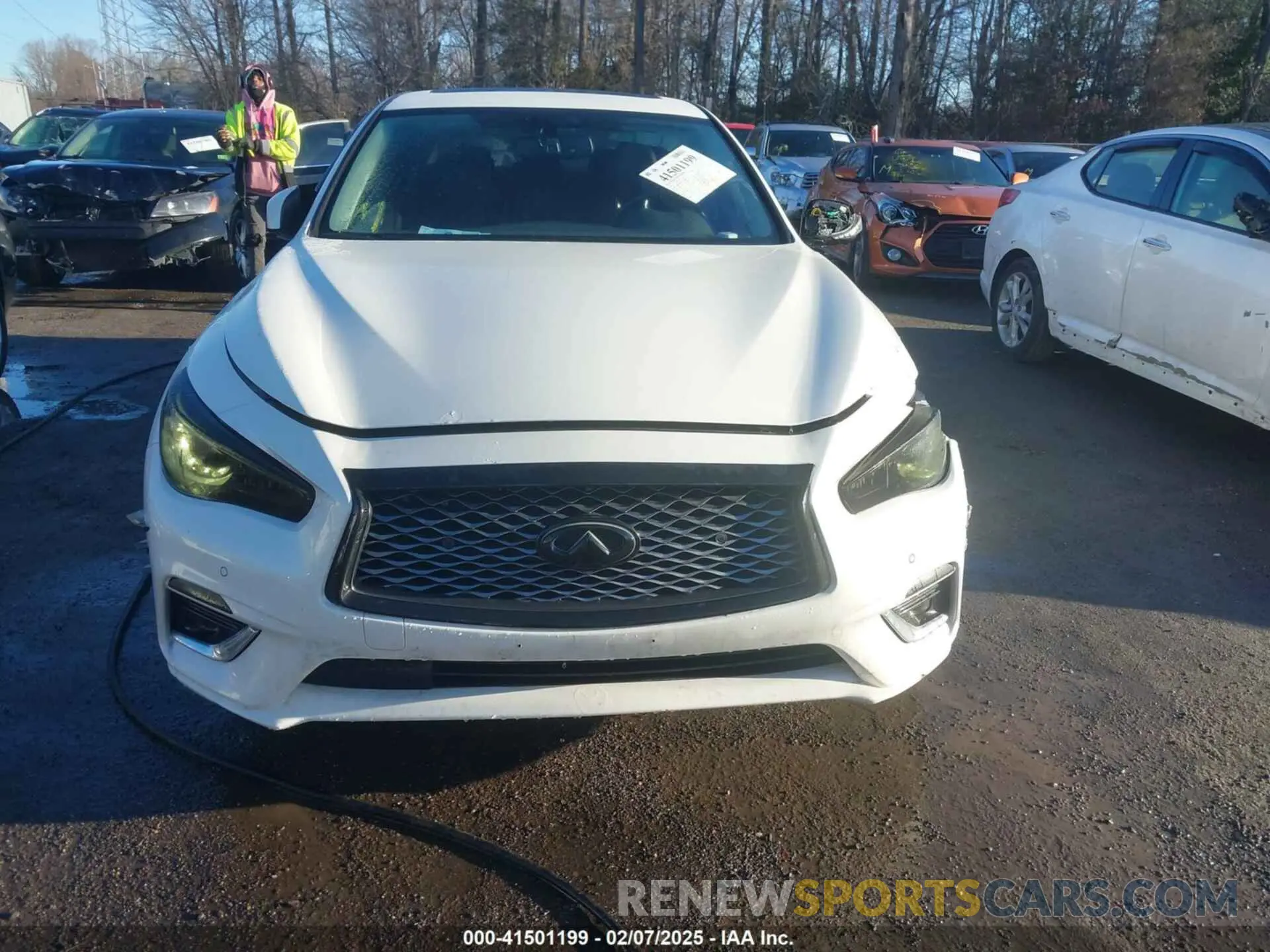 12 Photograph of a damaged car JN1EV7BR9MM750333 INFINITI Q50 2021