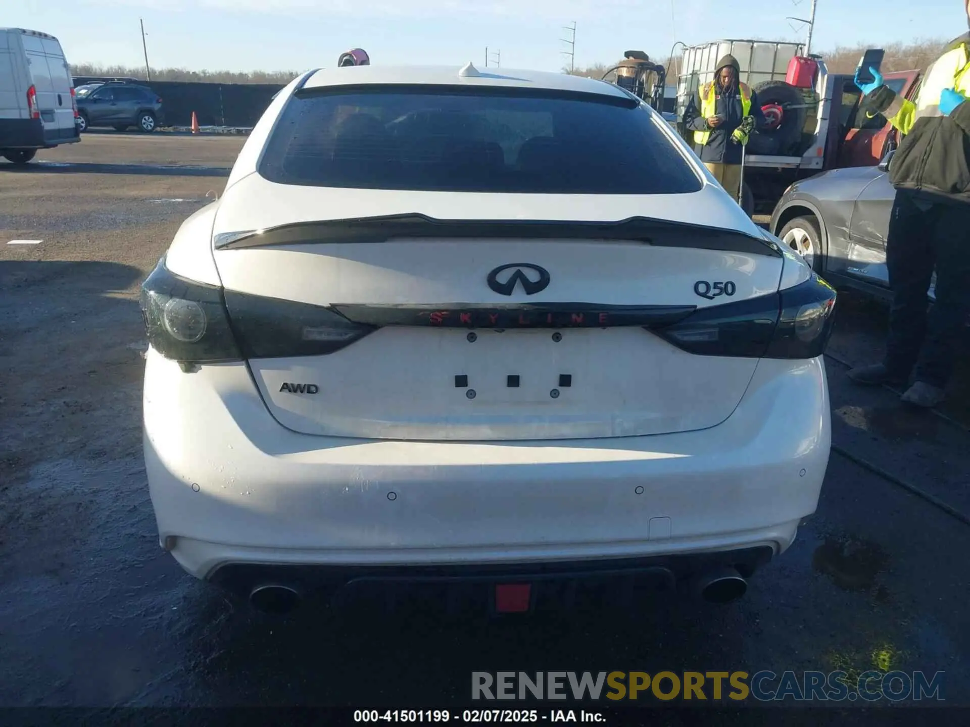 16 Photograph of a damaged car JN1EV7BR9MM750333 INFINITI Q50 2021