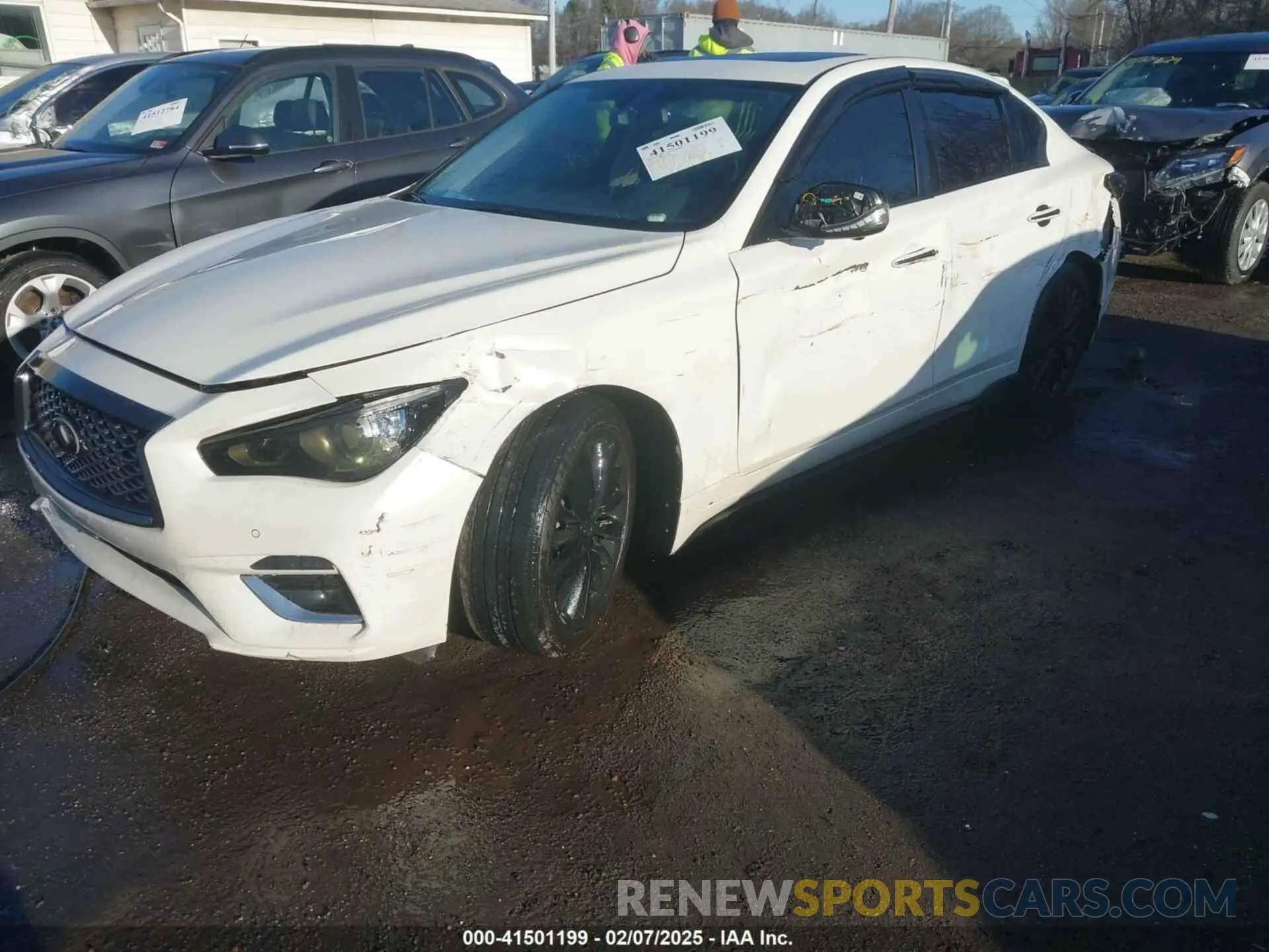 6 Photograph of a damaged car JN1EV7BR9MM750333 INFINITI Q50 2021