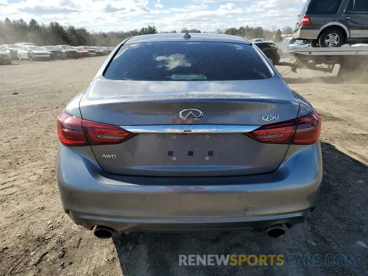 6 Photograph of a damaged car JN1EV7BR9MM750400 INFINITI Q50 2021