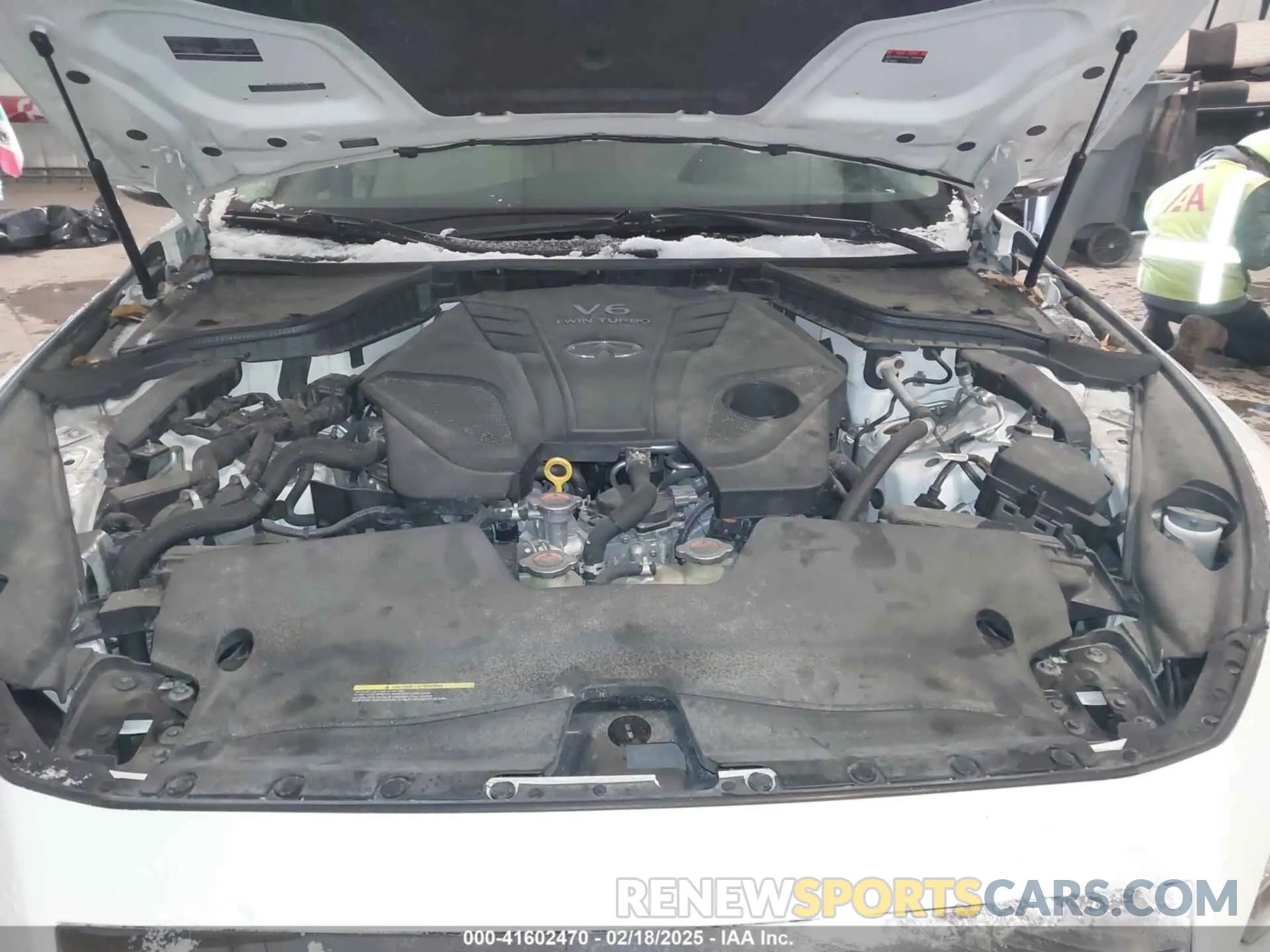 10 Photograph of a damaged car JN1EV7BR9MM752020 INFINITI Q50 2021