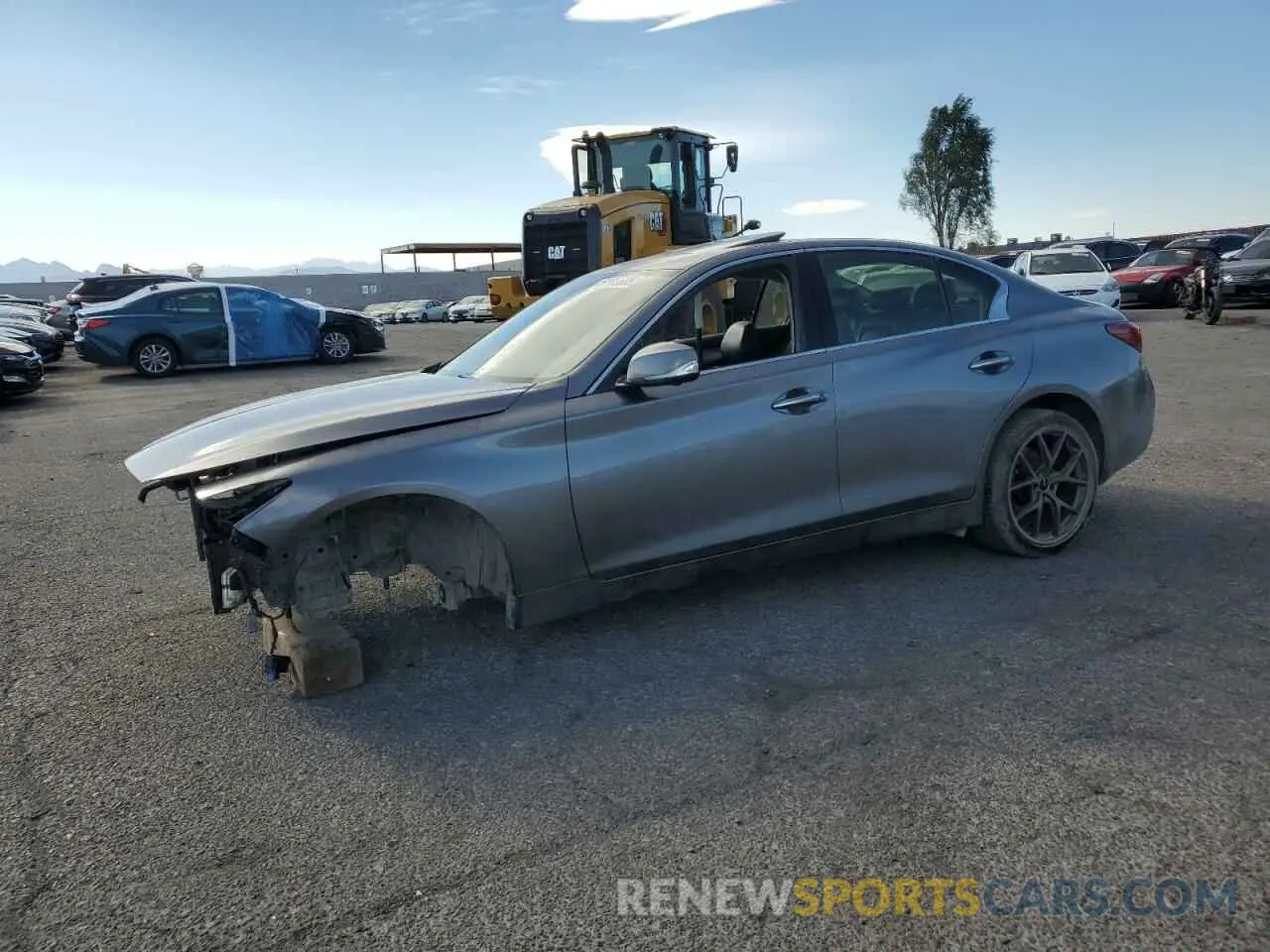 1 Photograph of a damaged car JN1EV7BR9MM753149 INFINITI Q50 2021