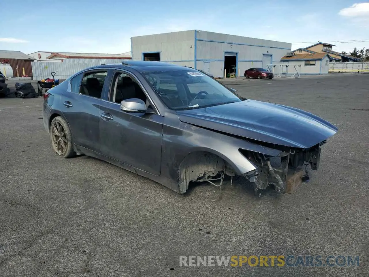 4 Photograph of a damaged car JN1EV7BR9MM753149 INFINITI Q50 2021