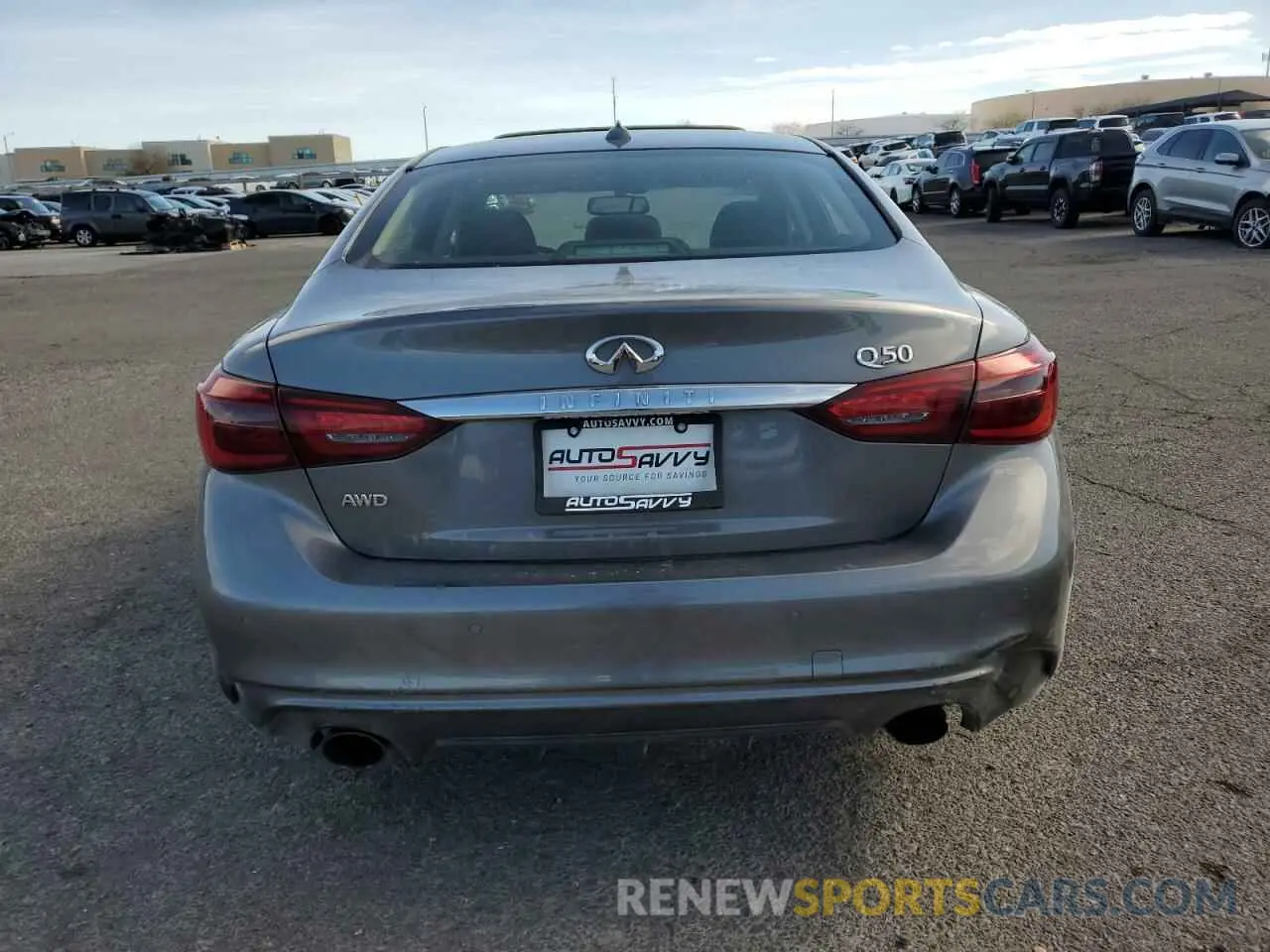 6 Photograph of a damaged car JN1EV7BR9MM753149 INFINITI Q50 2021