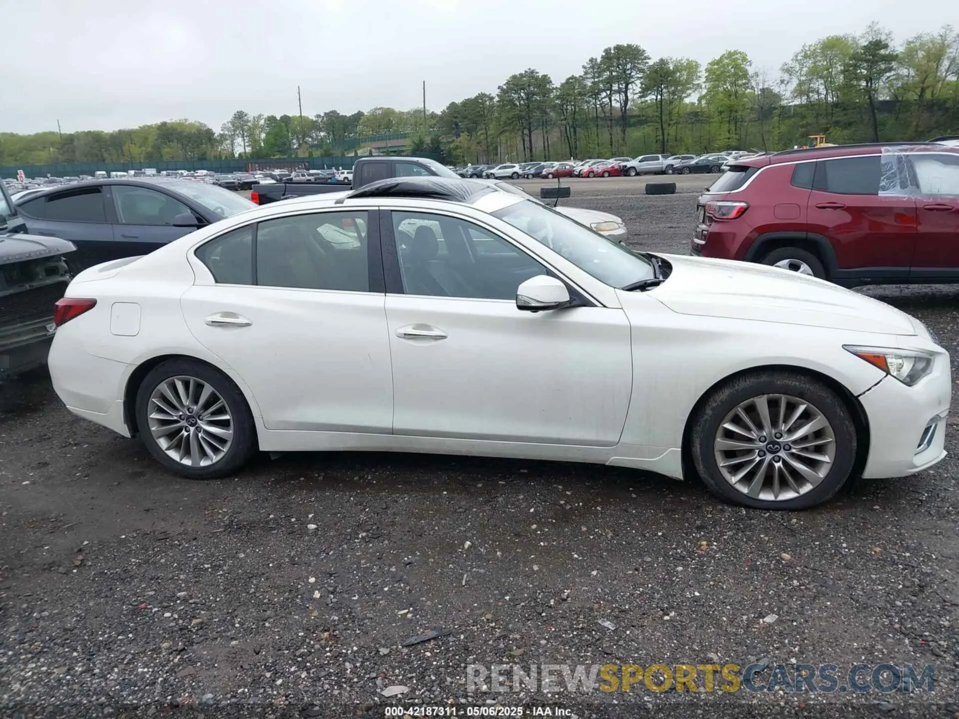 13 Photograph of a damaged car JN1EV7BR9MM754382 INFINITI Q50 2021