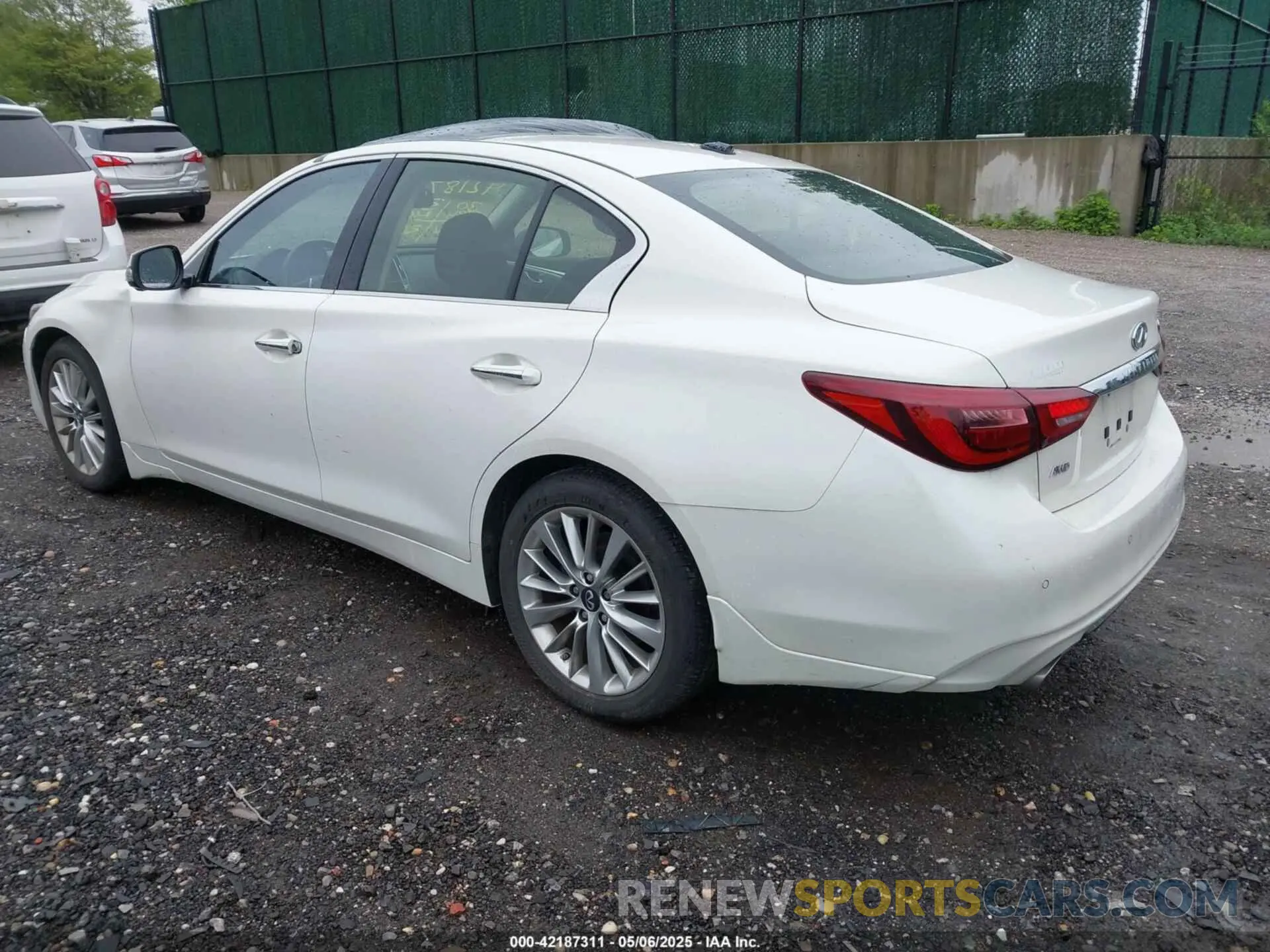 3 Photograph of a damaged car JN1EV7BR9MM754382 INFINITI Q50 2021