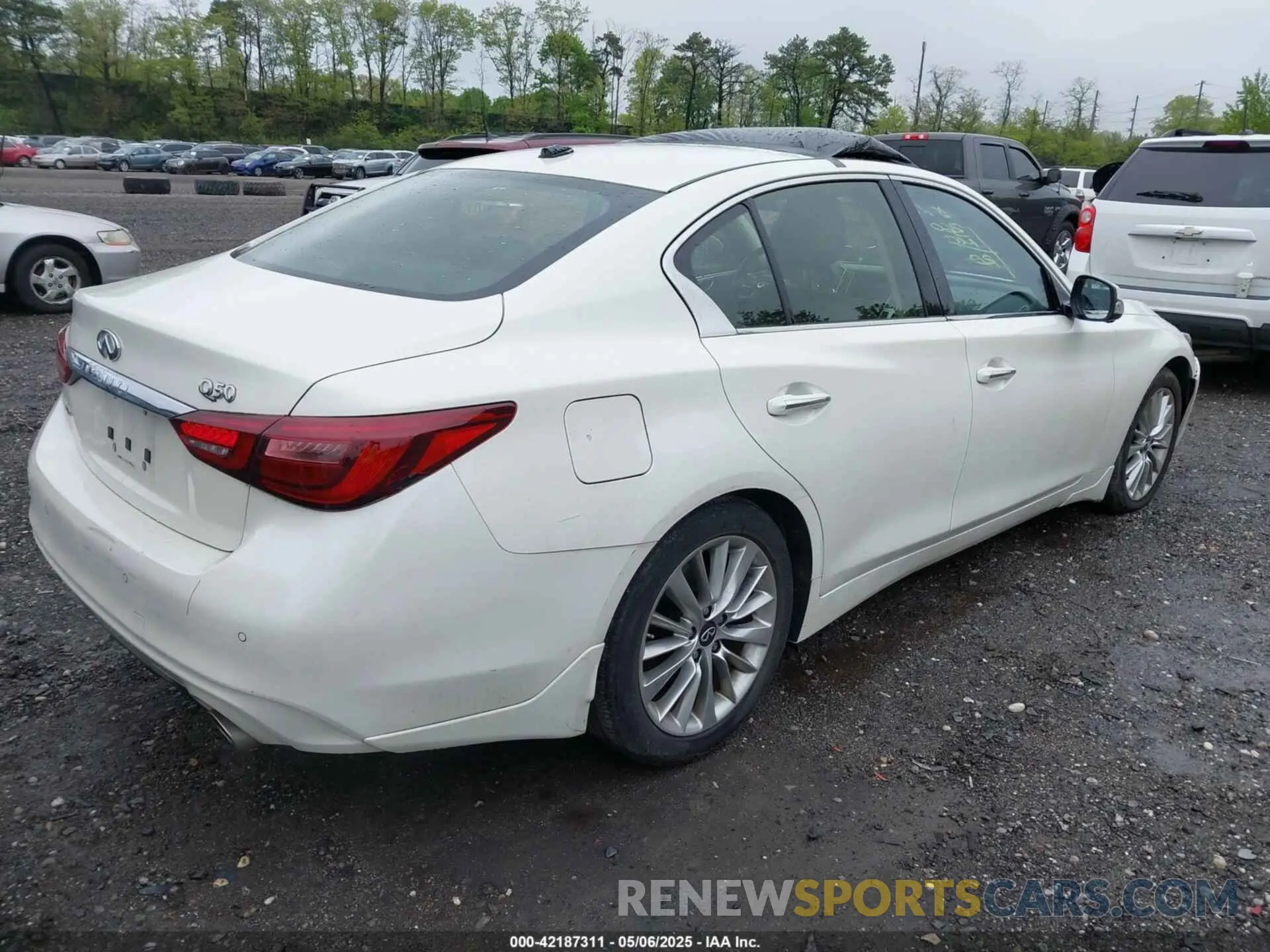 4 Photograph of a damaged car JN1EV7BR9MM754382 INFINITI Q50 2021