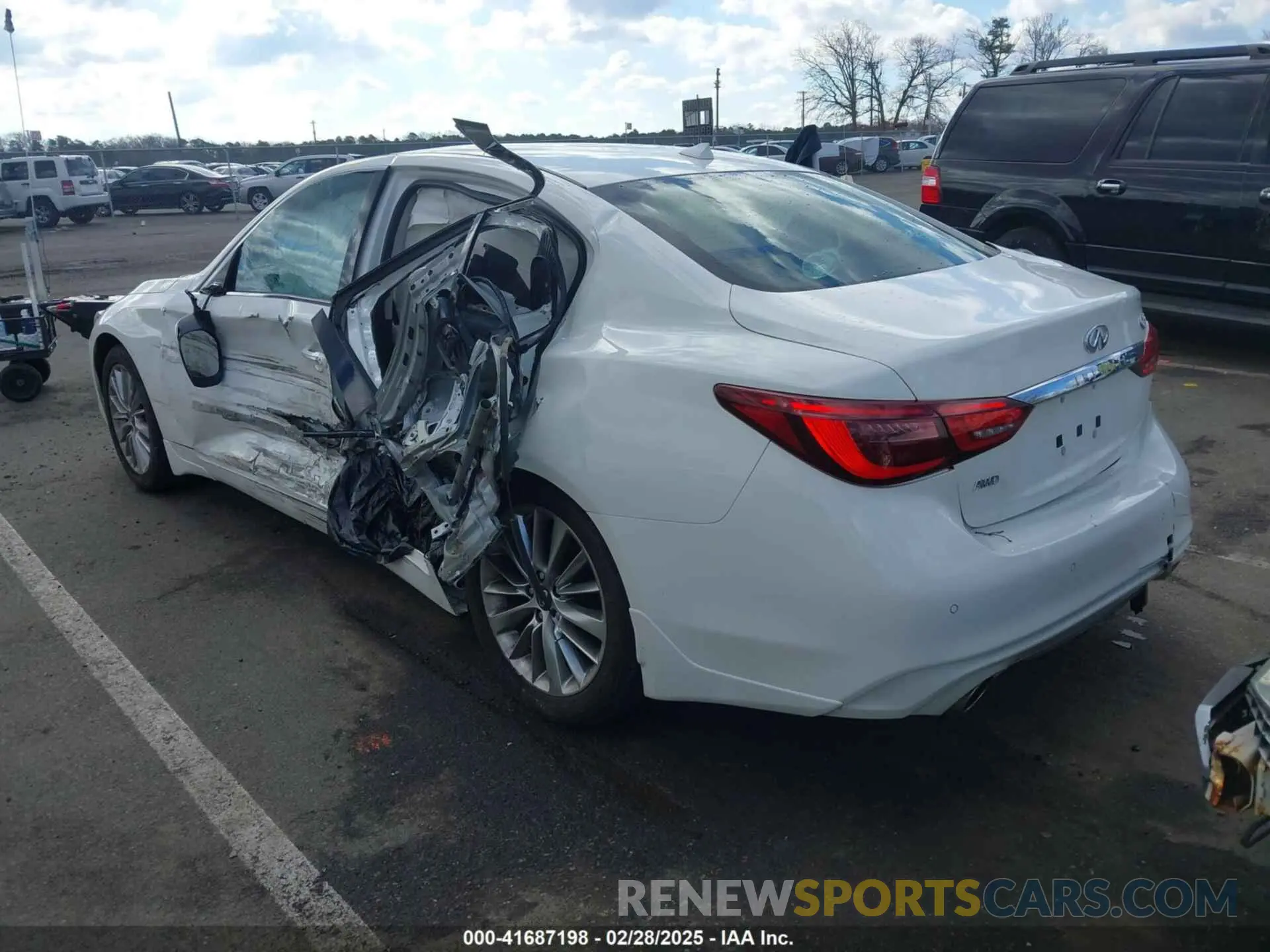 3 Photograph of a damaged car JN1EV7BR9MM754818 INFINITI Q50 2021