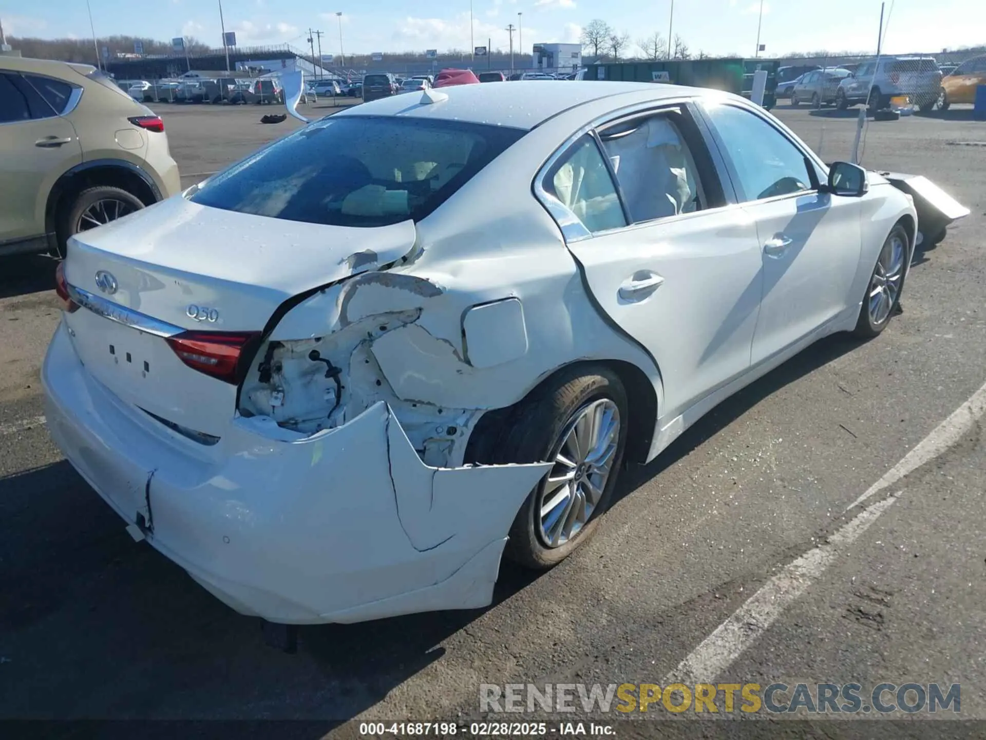 4 Photograph of a damaged car JN1EV7BR9MM754818 INFINITI Q50 2021