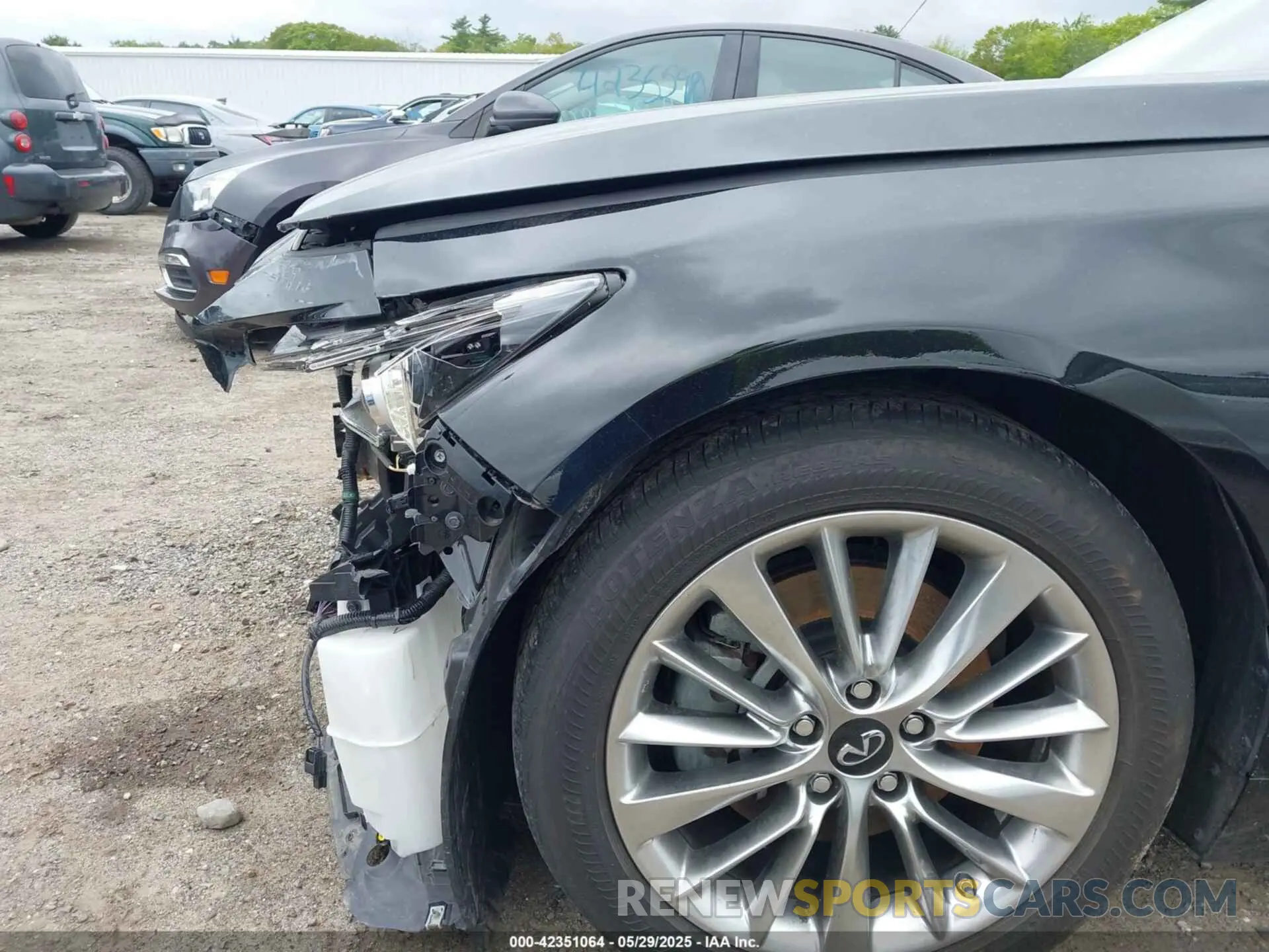21 Photograph of a damaged car JN1EV7BR9MM754947 INFINITI Q50 2021
