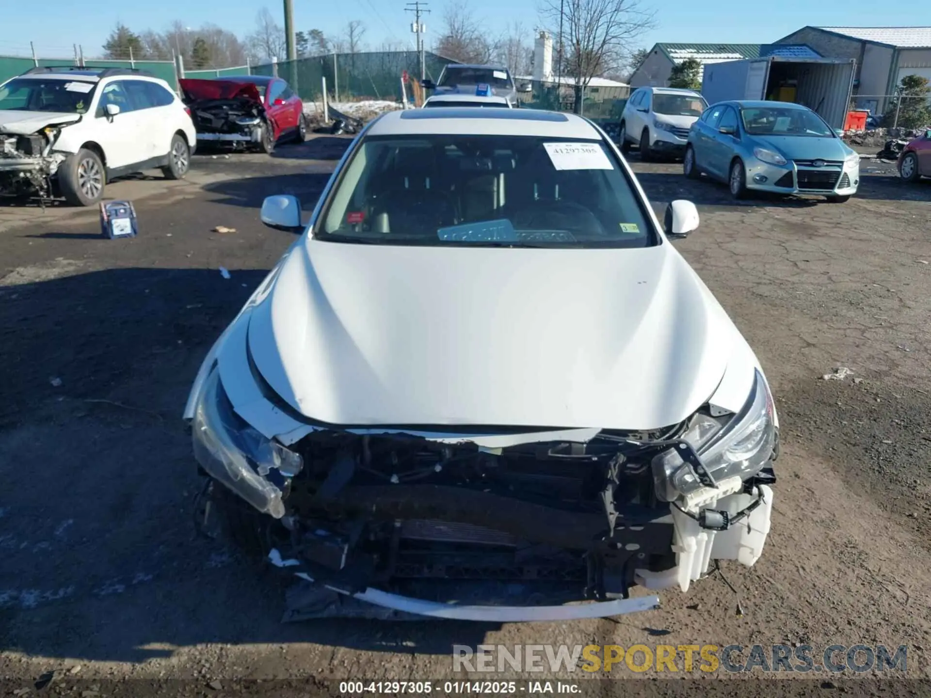 12 Photograph of a damaged car JN1EV7BR9MM756150 INFINITI Q50 2021