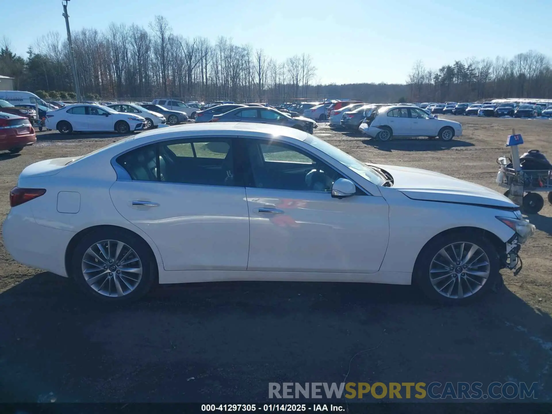13 Photograph of a damaged car JN1EV7BR9MM756150 INFINITI Q50 2021