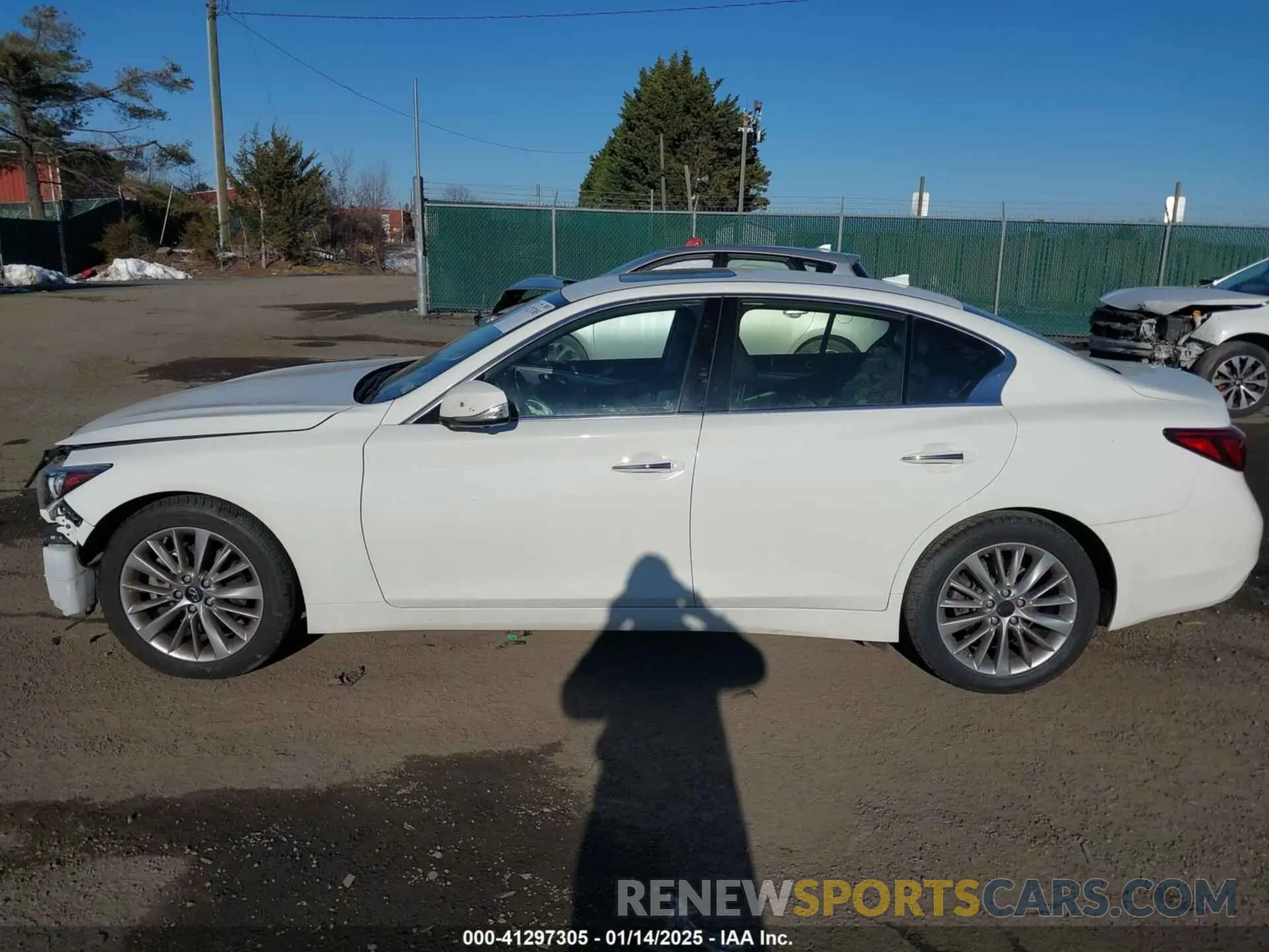 14 Photograph of a damaged car JN1EV7BR9MM756150 INFINITI Q50 2021